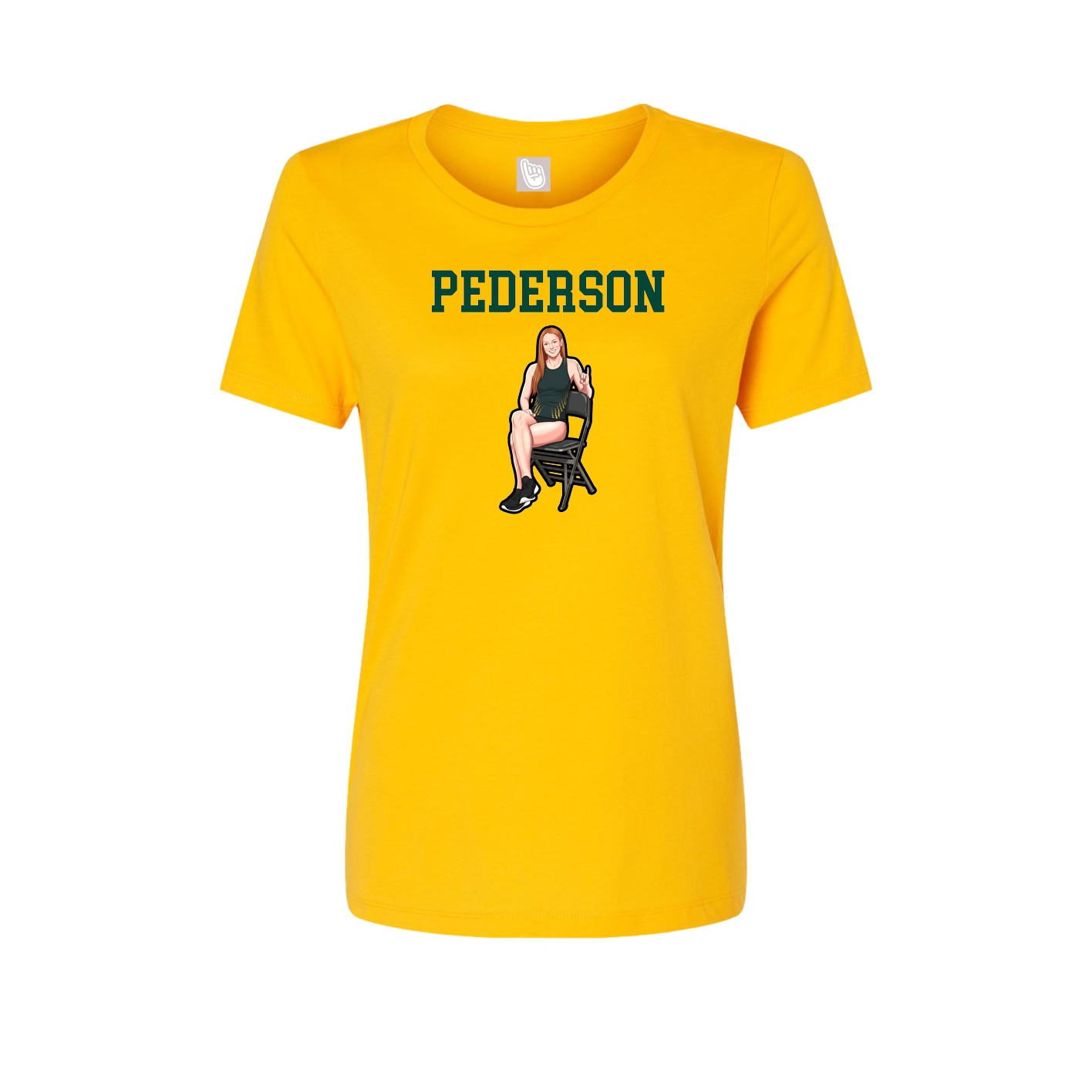 Fitted Women's Tee — Shirsey in Gold