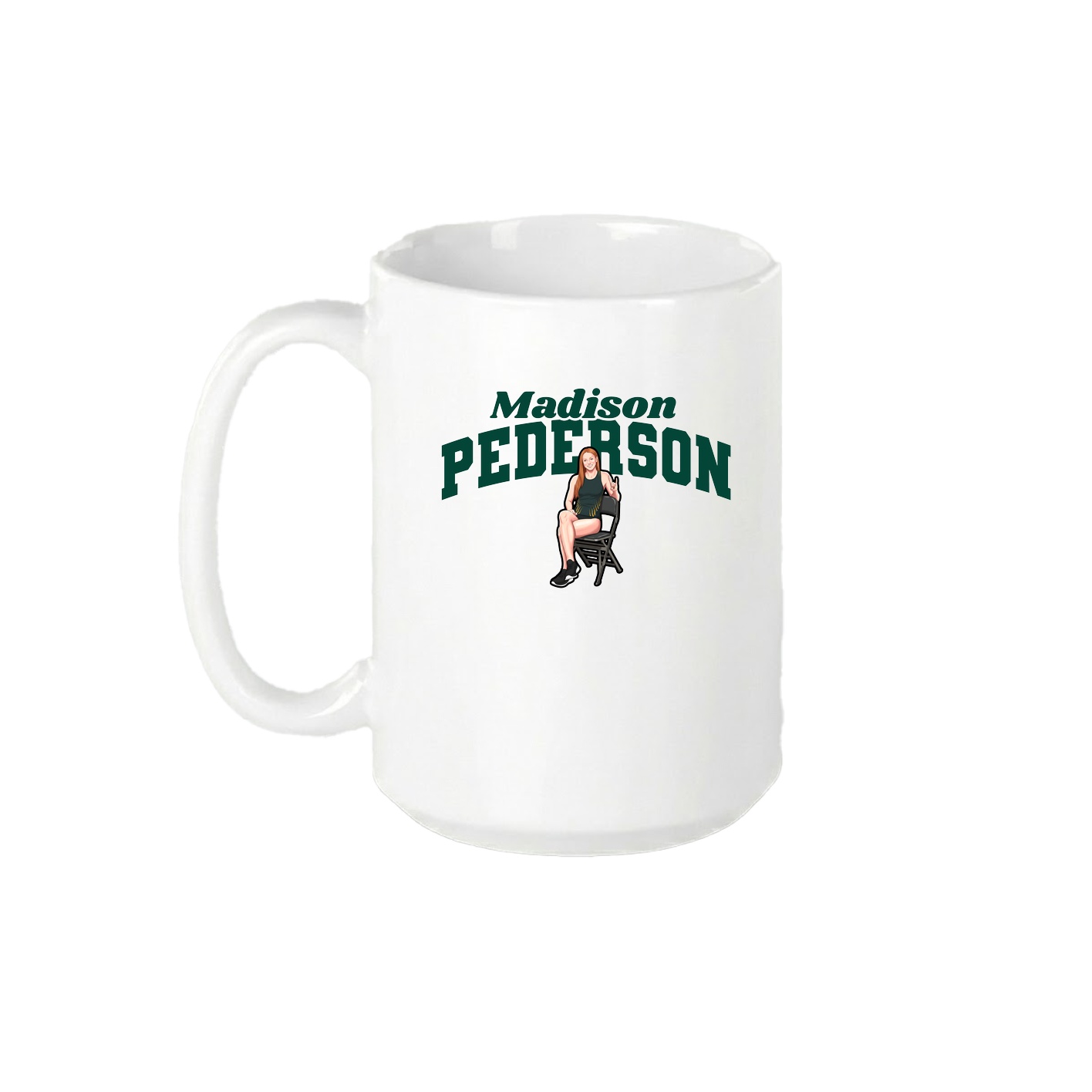 15oz Coffee Mug — Signature Arch in White