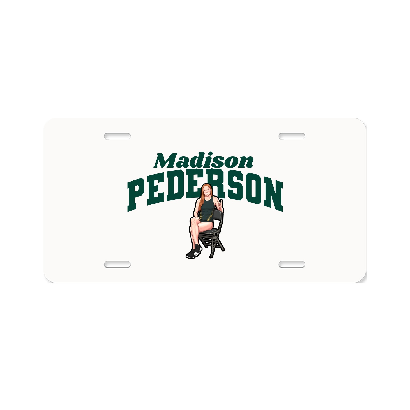 License Plate — Signature Arch in Classic