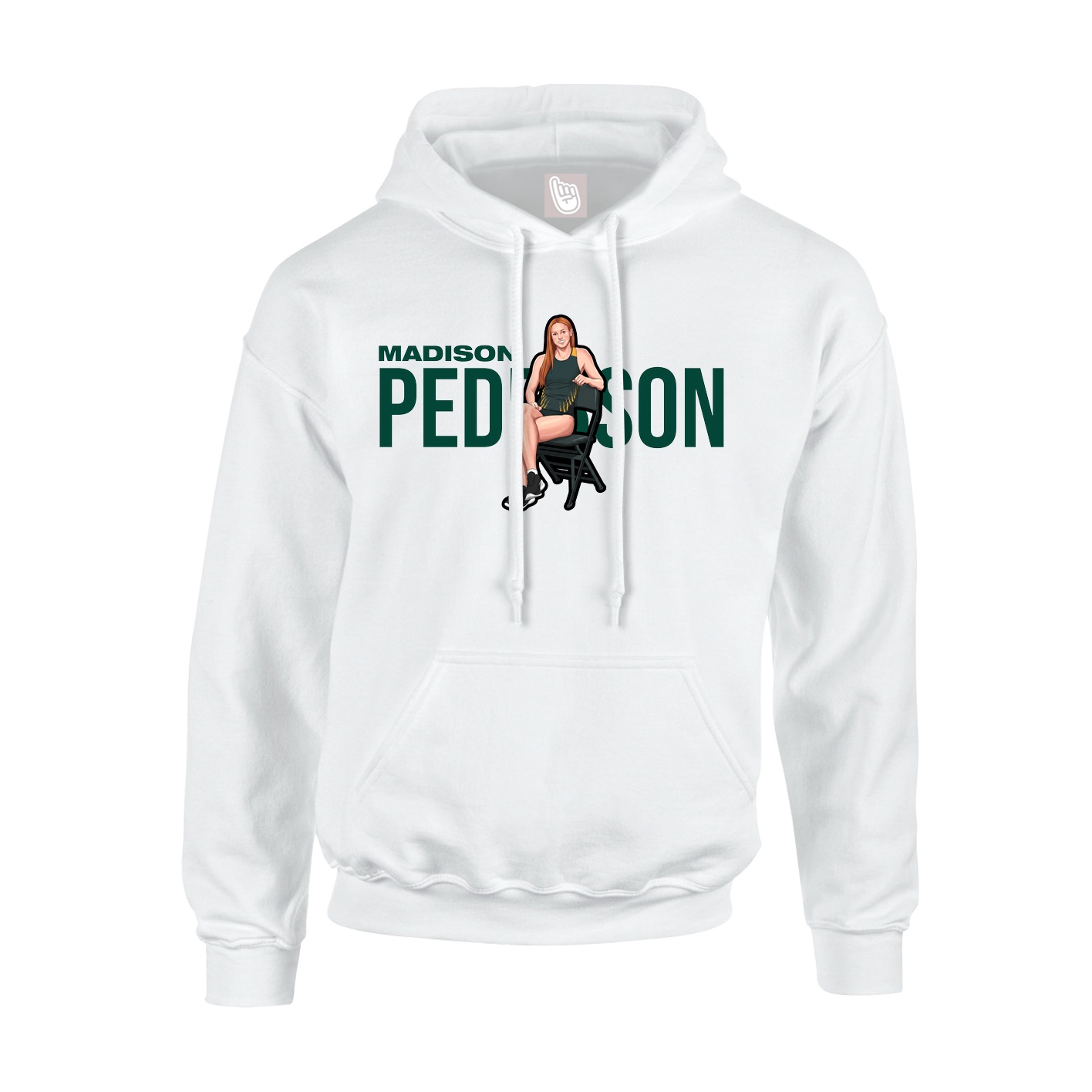 Hoodie — Player Name in White