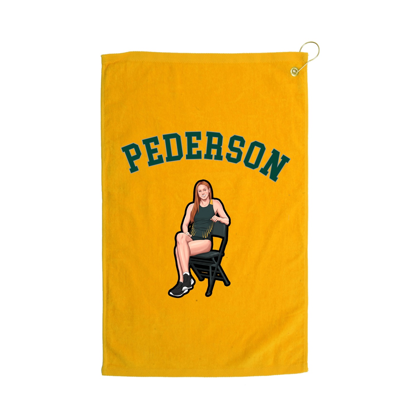 Golf Towel — Shirsey Arch in Gold