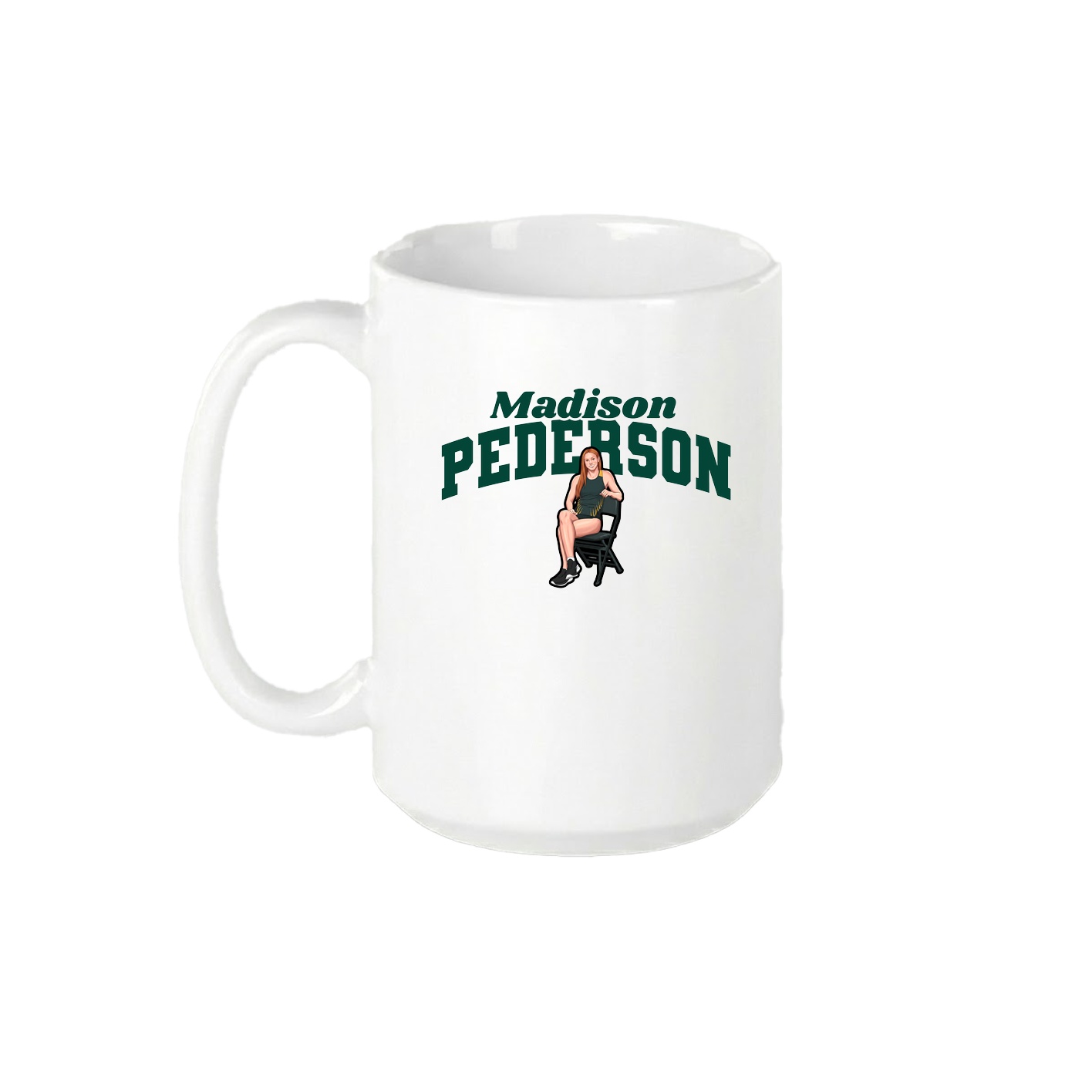 15oz Coffee Mug — Signature Arch in White