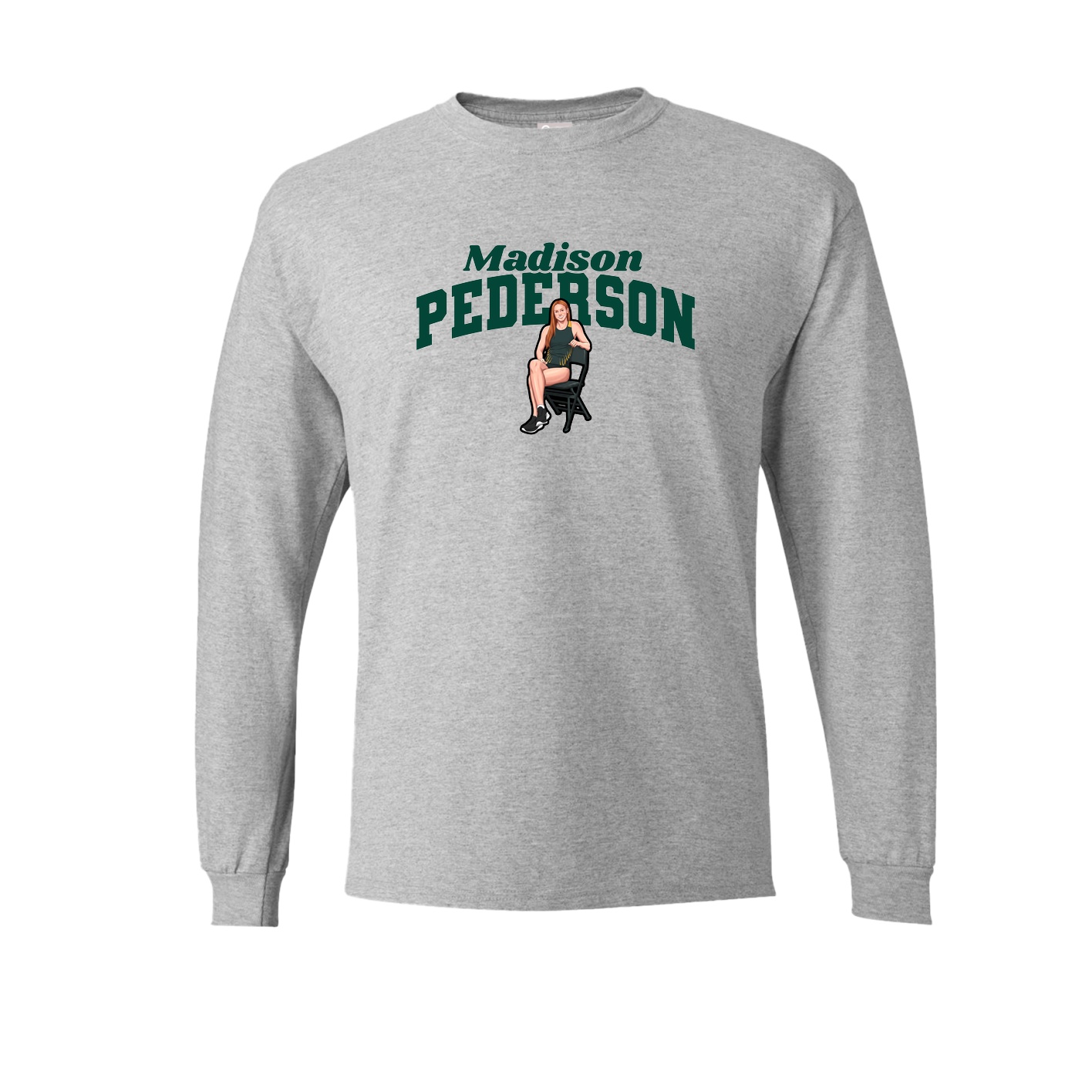 Long Sleeve Tee — Signature Arch in Grey