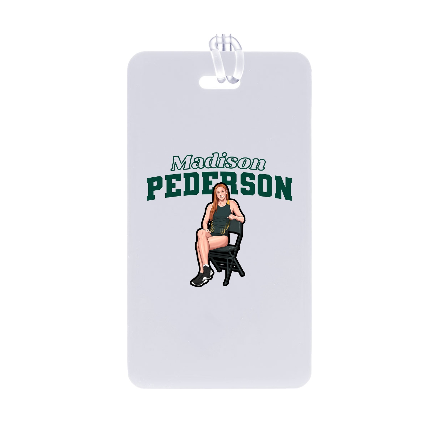 Bag Tag — Name Arch in Classic