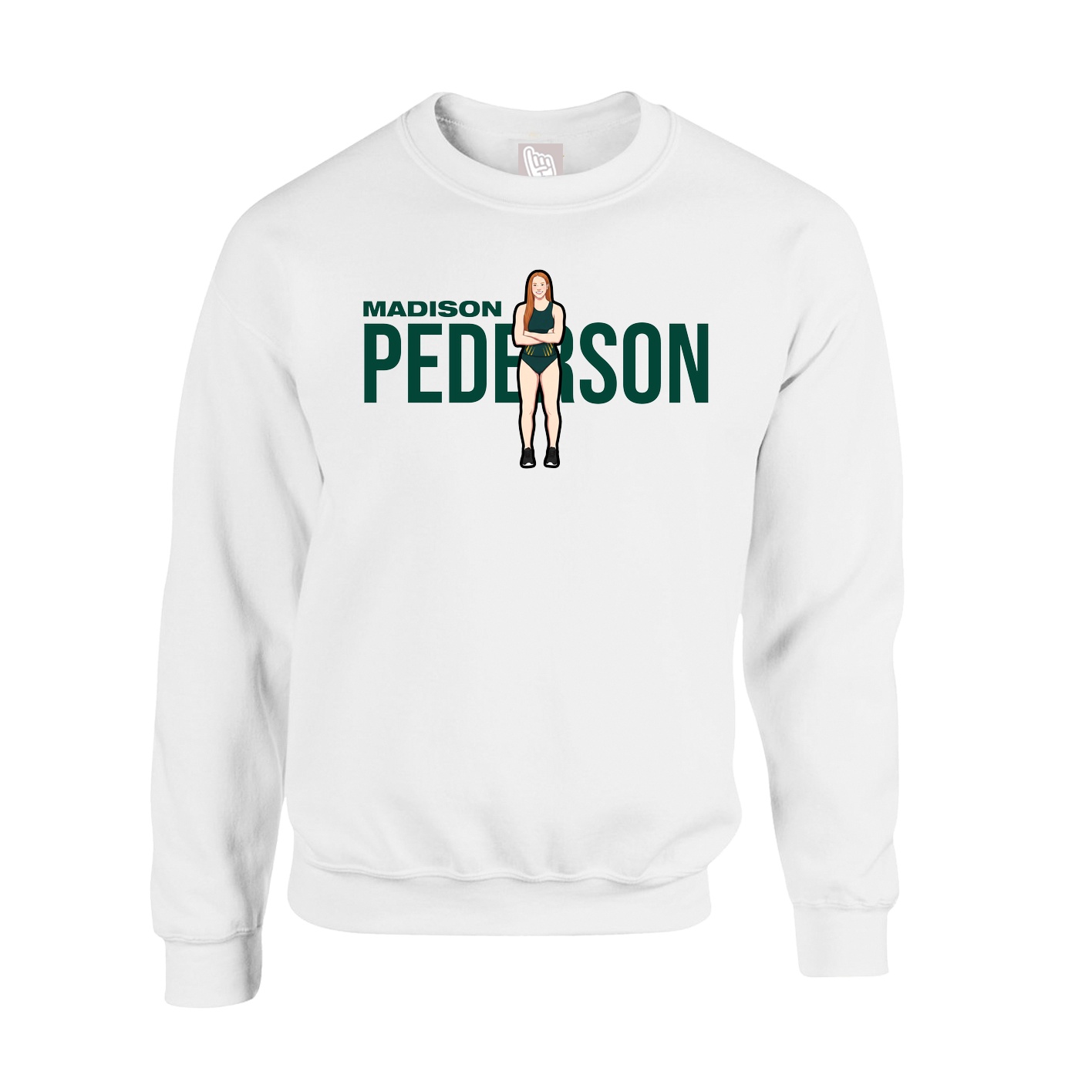 Fleece Crew — Player Name in White