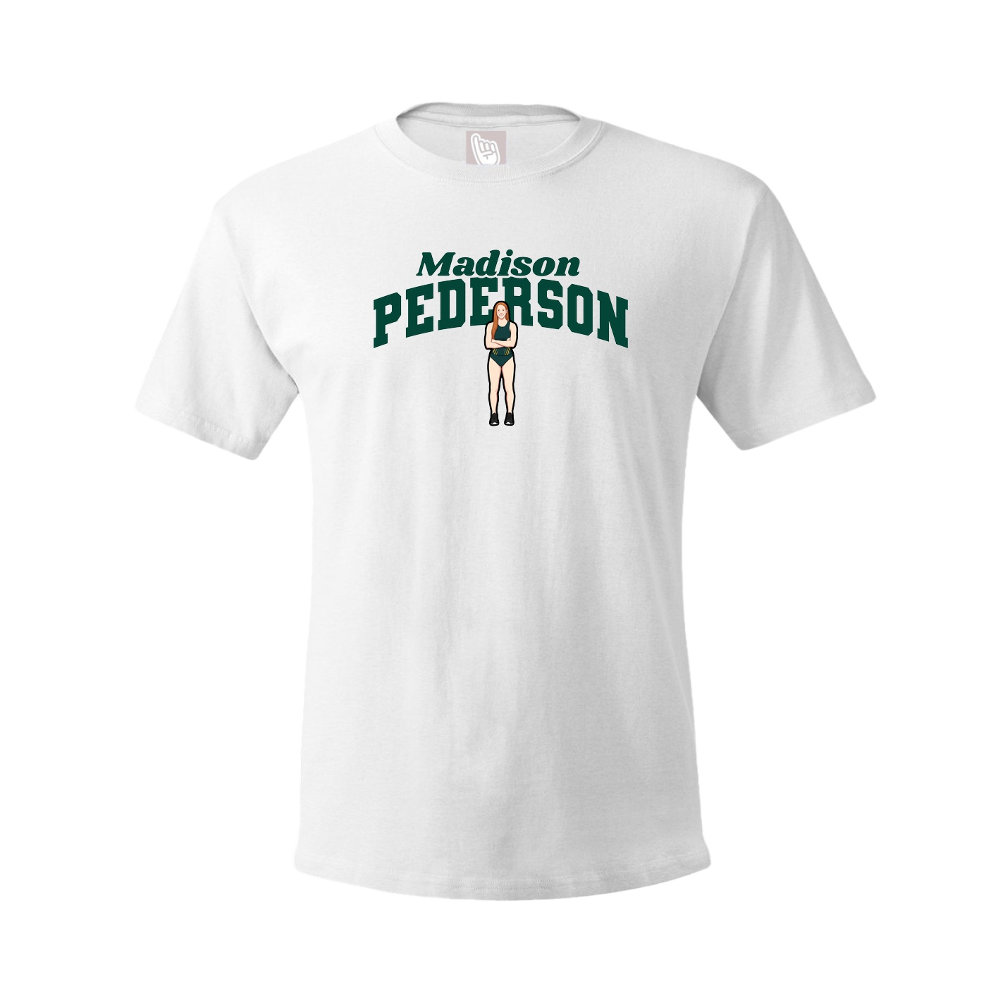 Youth Tee — Signature Arch in White