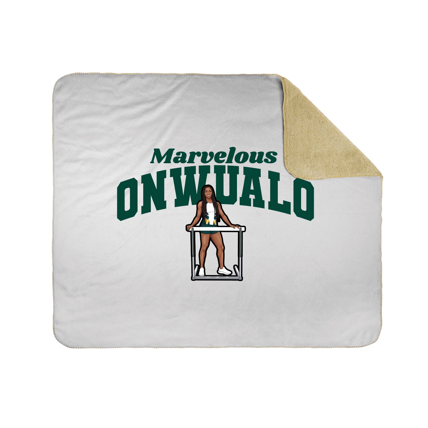 Throw Blanket — Signature Arch in White