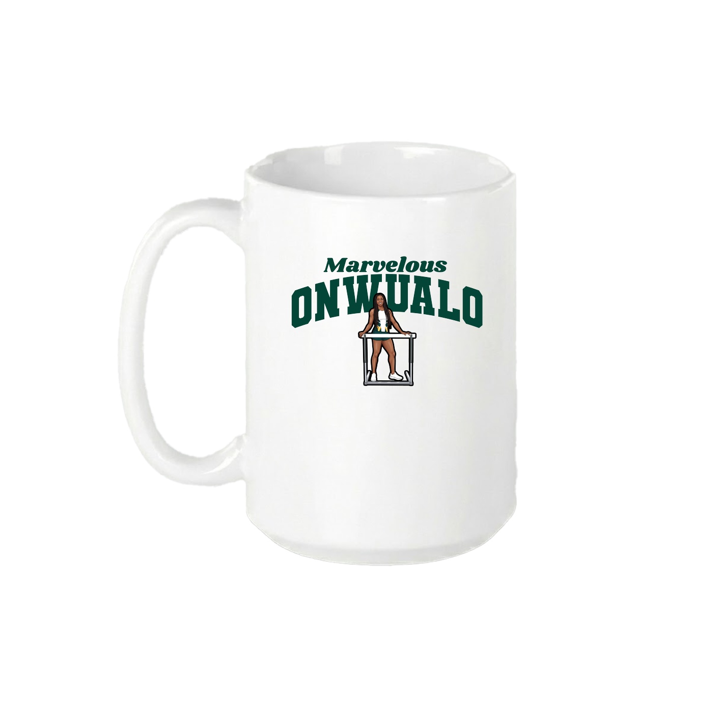 15oz Coffee Mug — Signature Arch in White