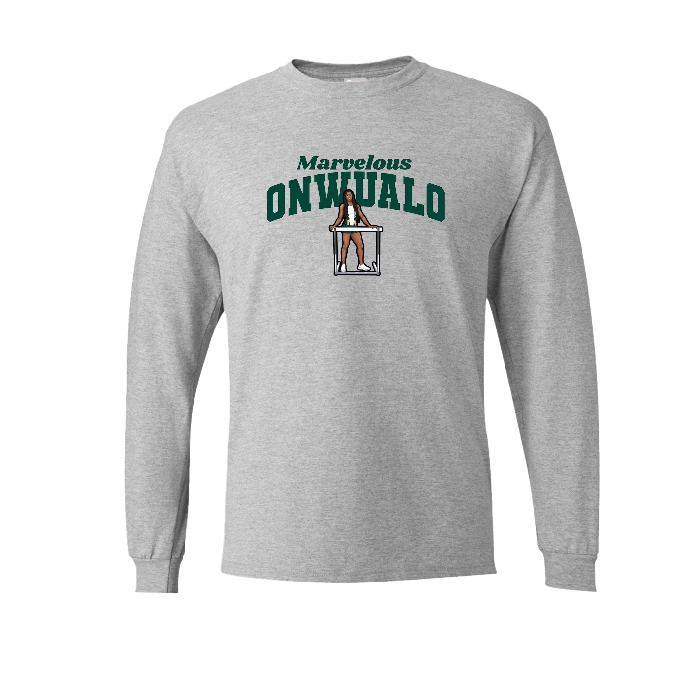 Long Sleeve Tee — Signature Arch in Grey