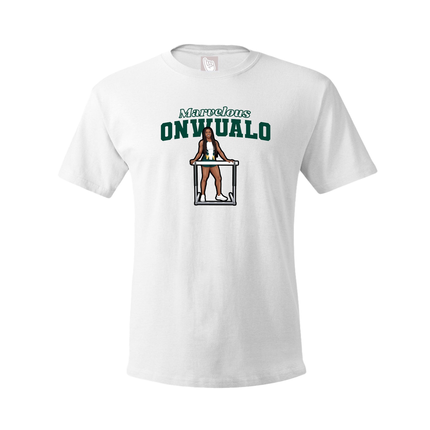 Tee — Name Arch in White