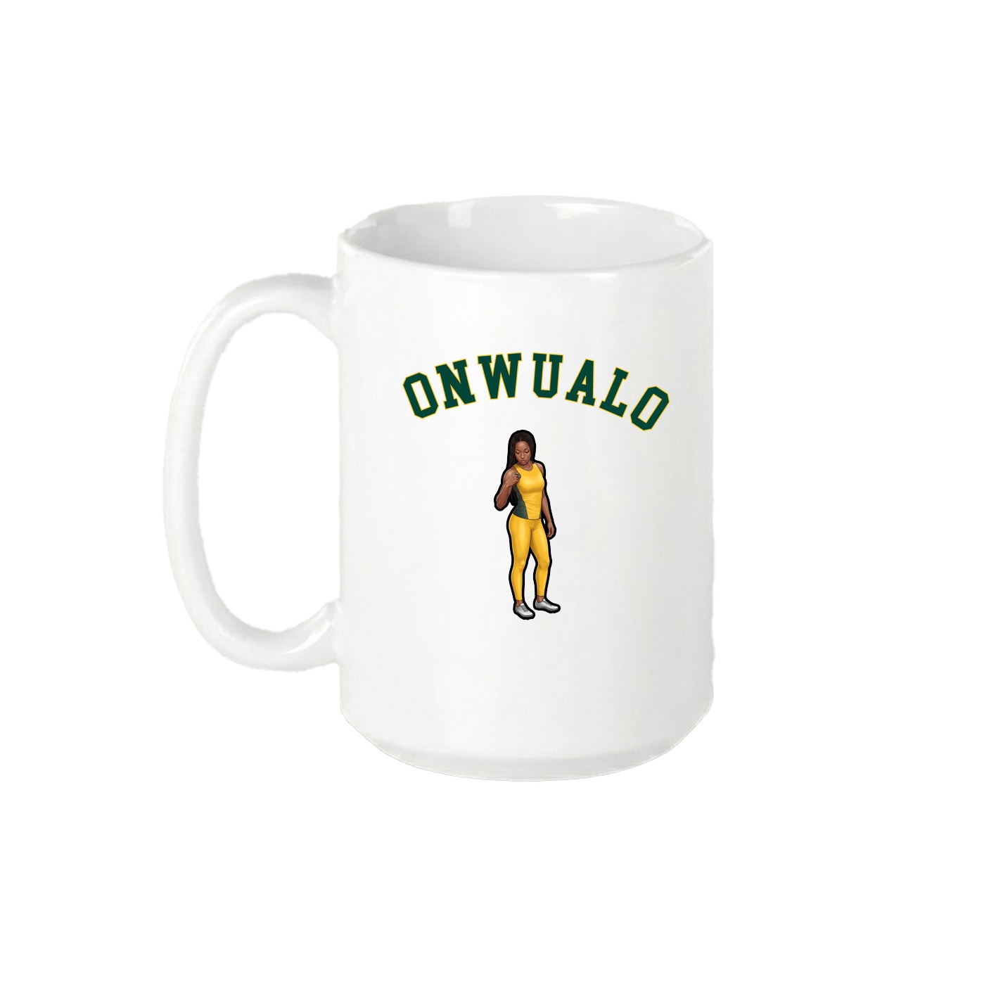 15oz Coffee Mug — Shirsey Arch in White