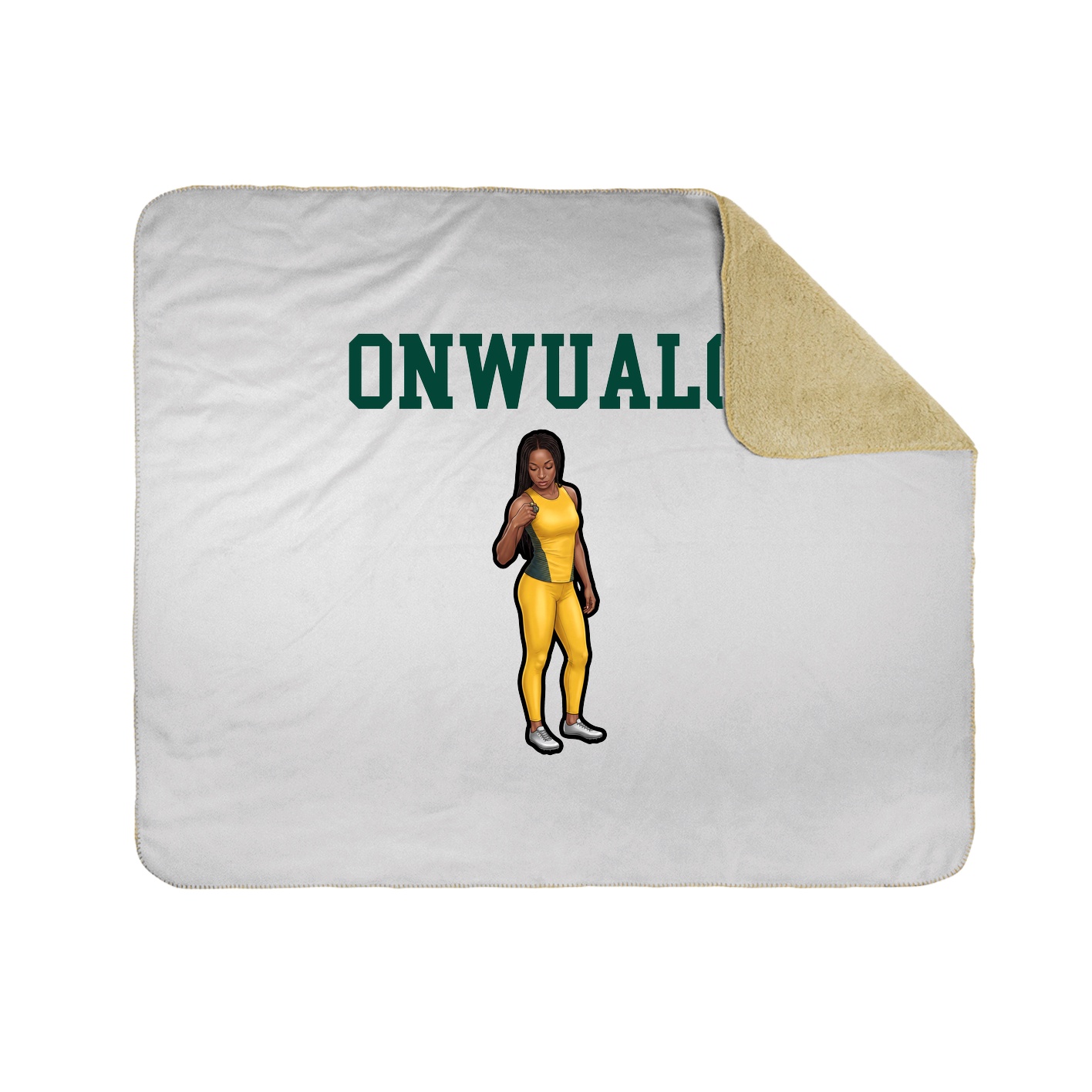 Throw Blanket — Shirsey in White