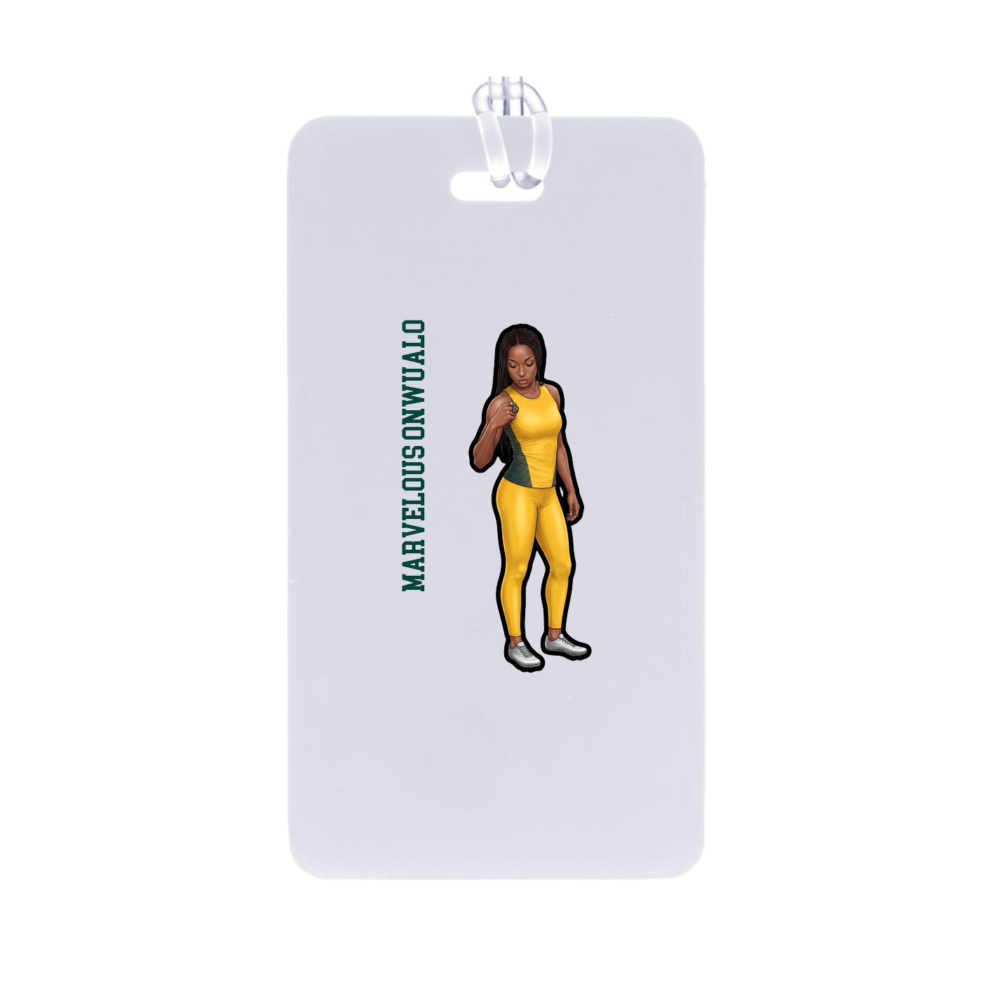 Bag Tag — Name Vertical in Classic