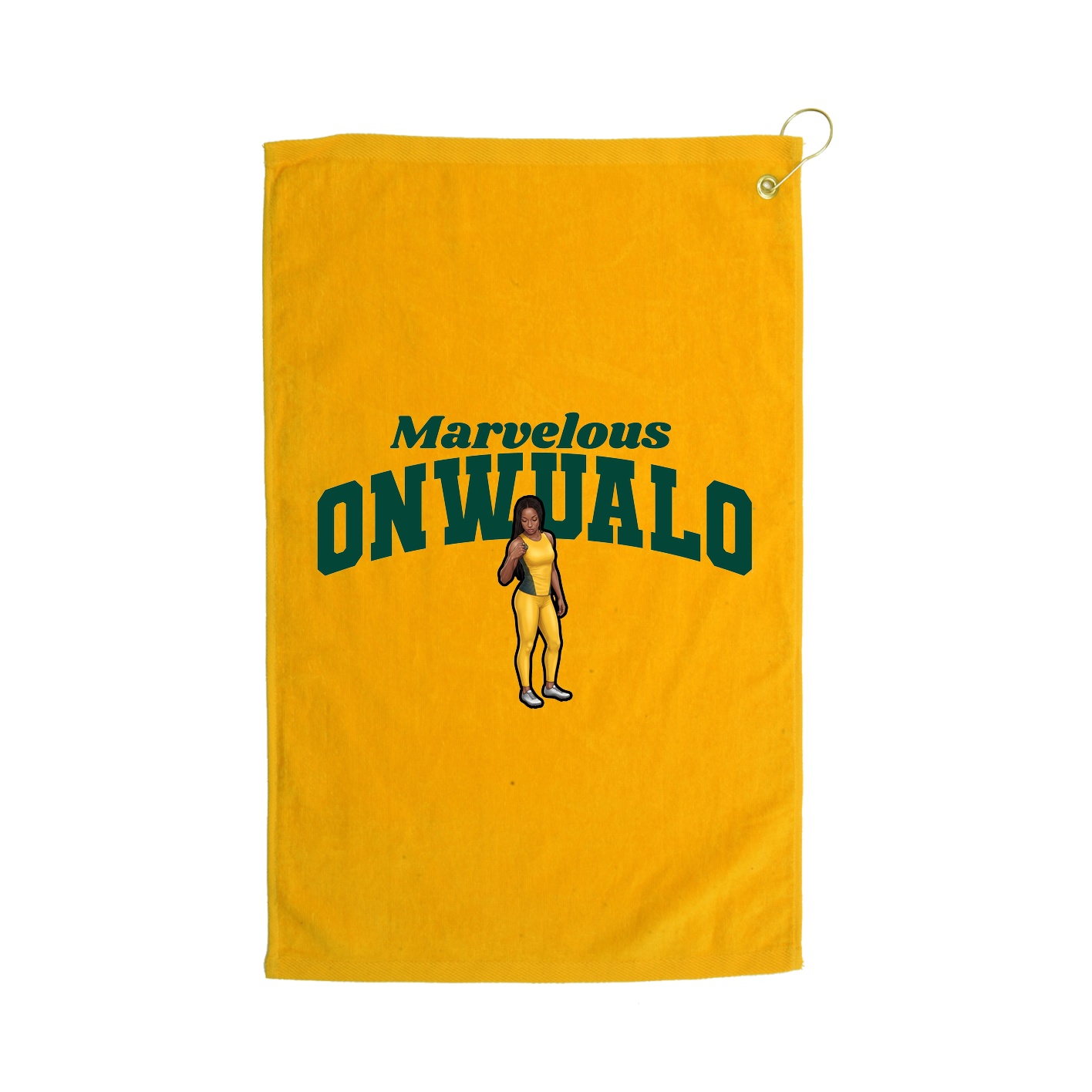 Golf Towel — Signature Arch in Gold