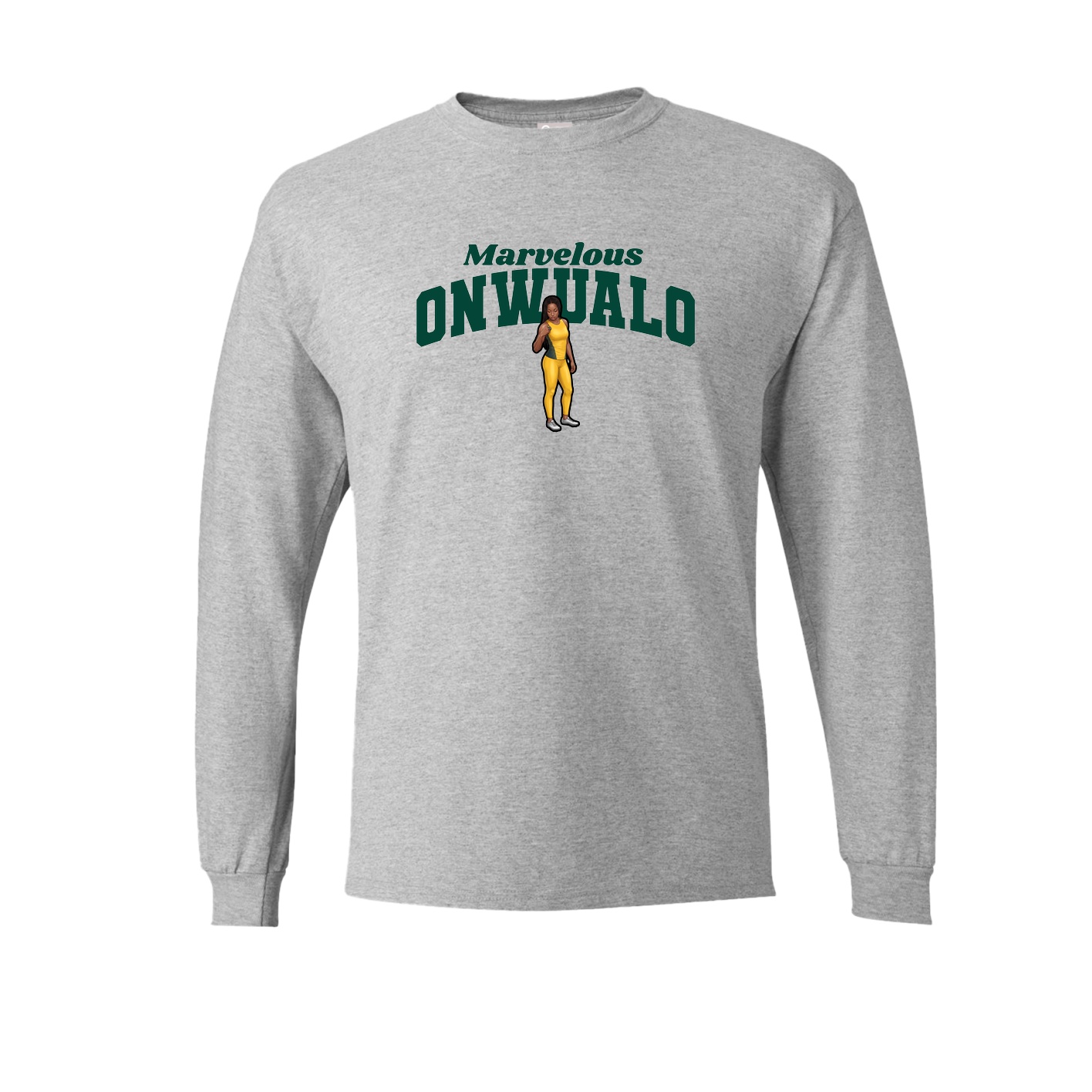 Long Sleeve Tee — Signature Arch in Grey