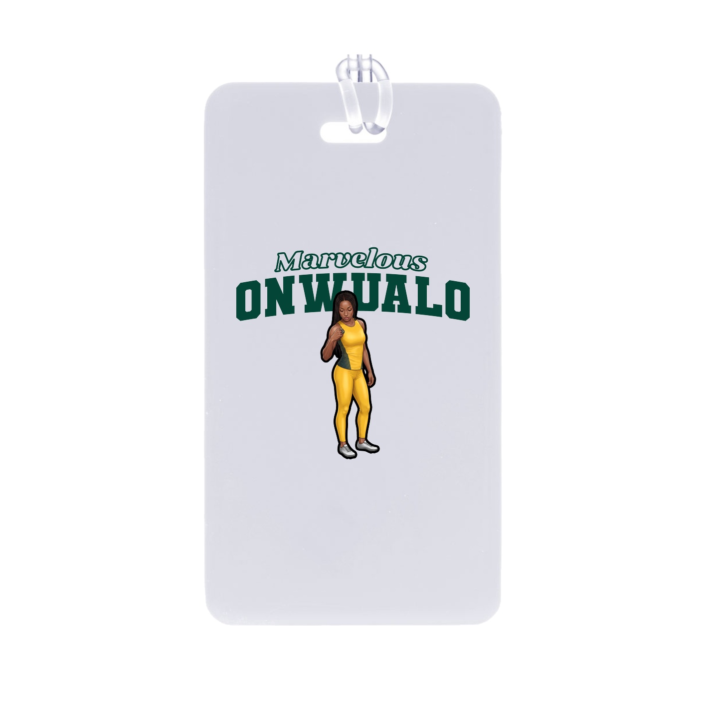 Bag Tag — Name Arch in Classic
