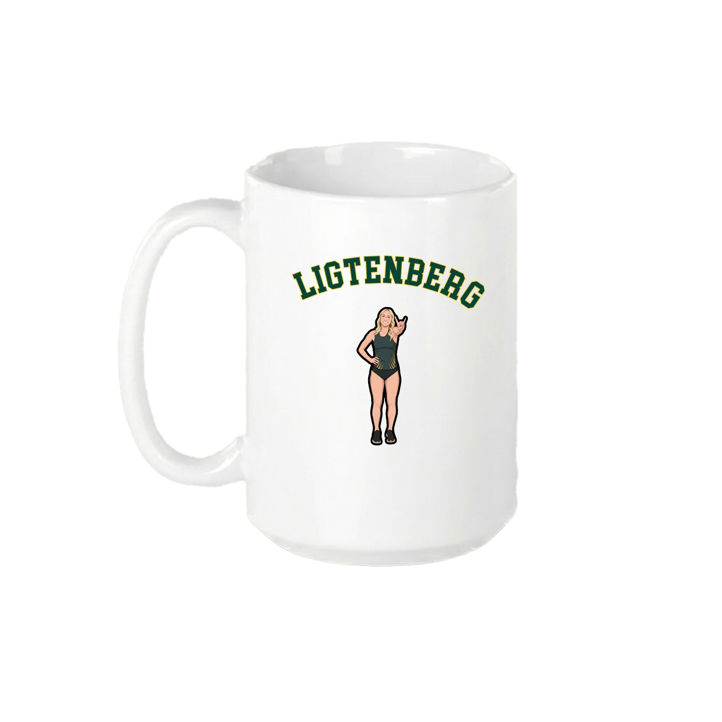 15oz Coffee Mug — Shirsey Arch in White