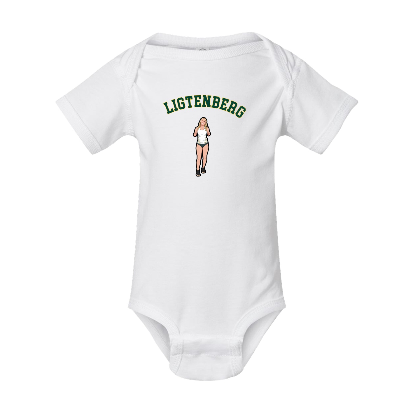 Baby Onesie — Shirsey Arch in White