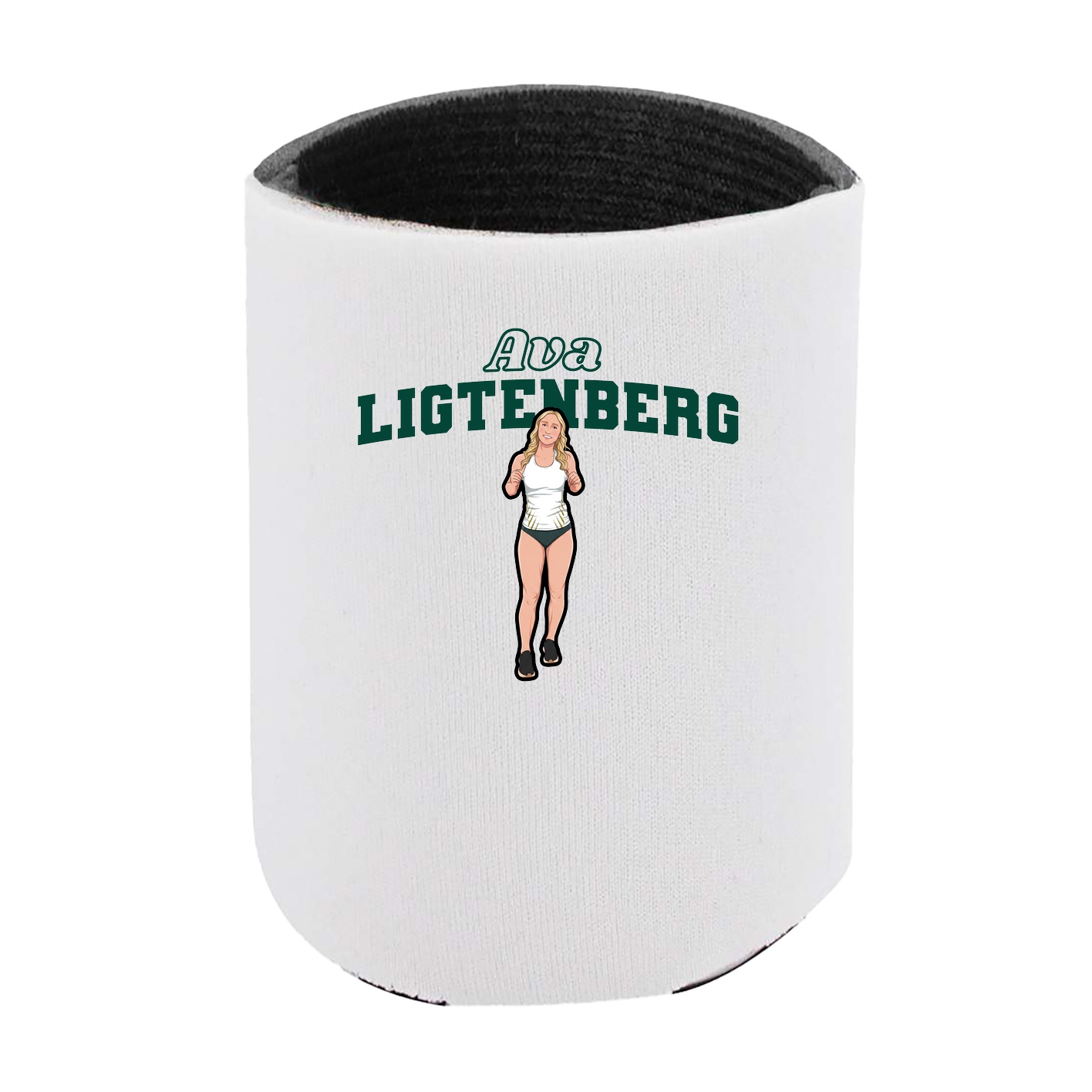 Can Holder — Name Arch in White