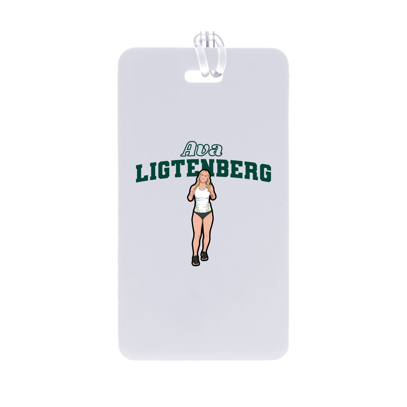 Bag Tag — Name Arch in Classic