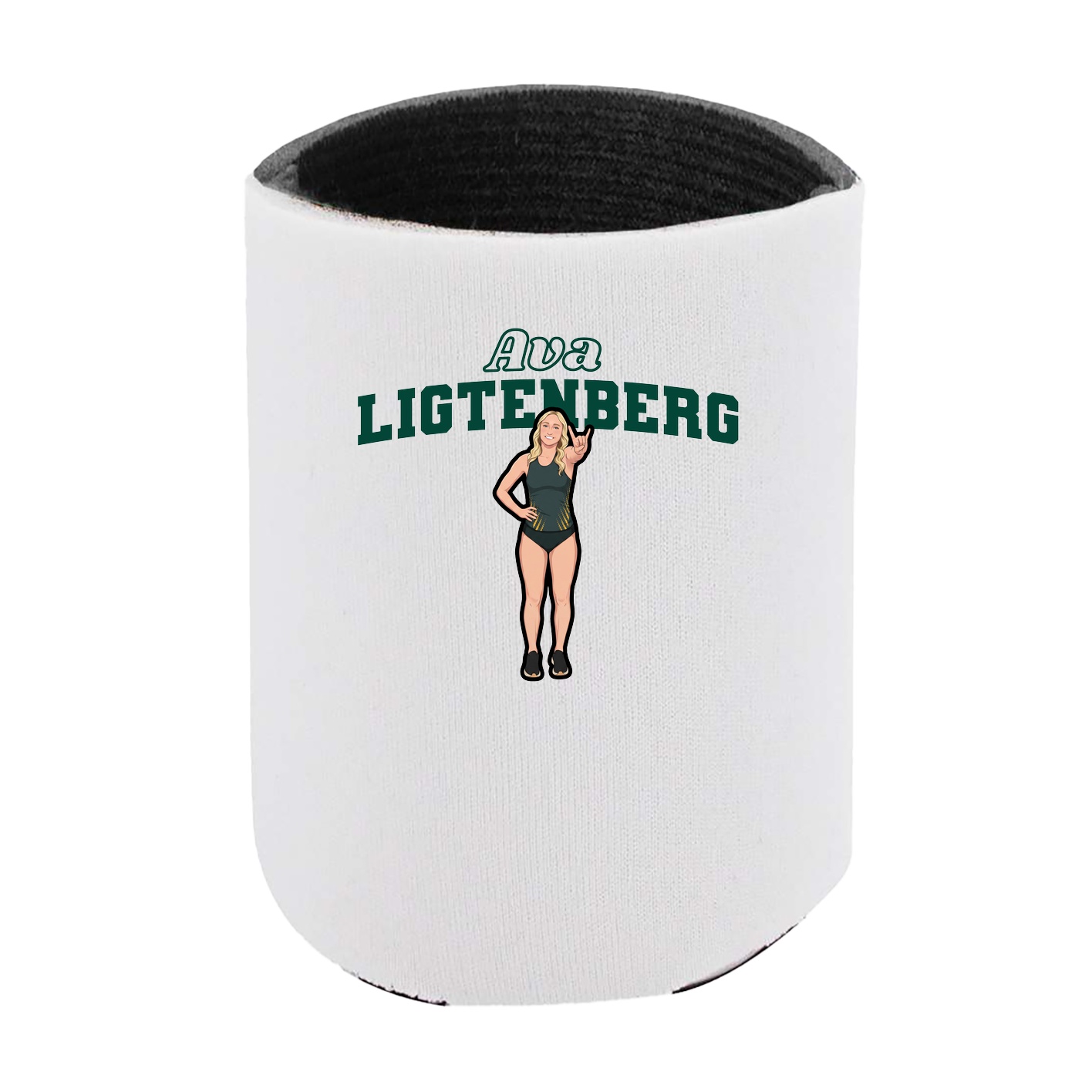 Can Holder — Name Arch in White