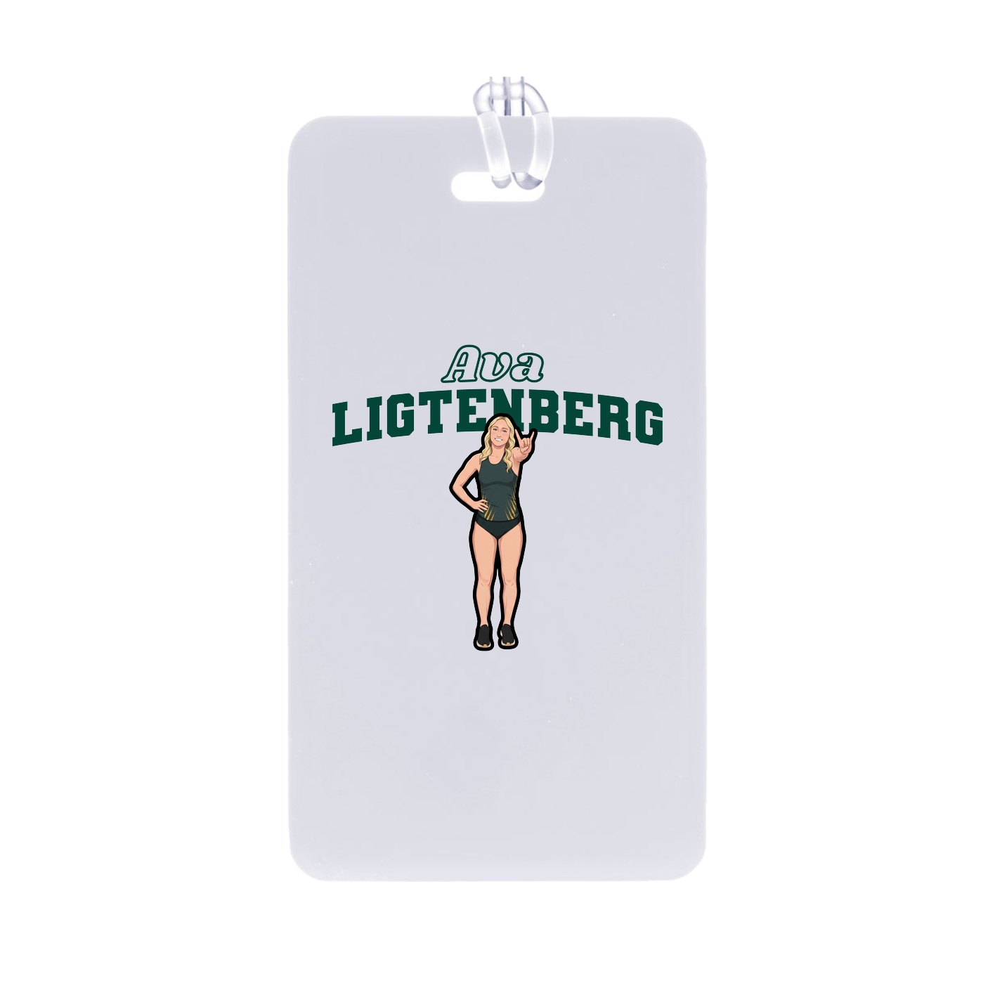 Bag Tag — Name Arch in Classic