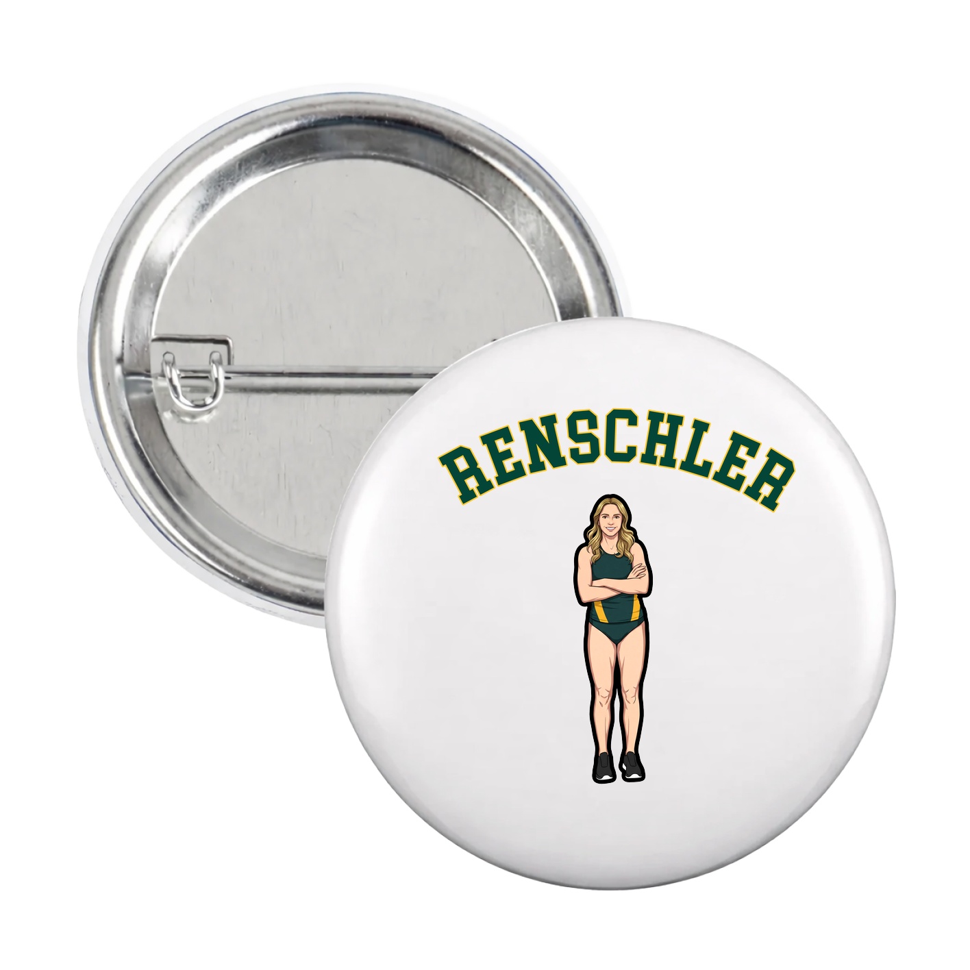 Game Day Button — Shirsey Arch in White