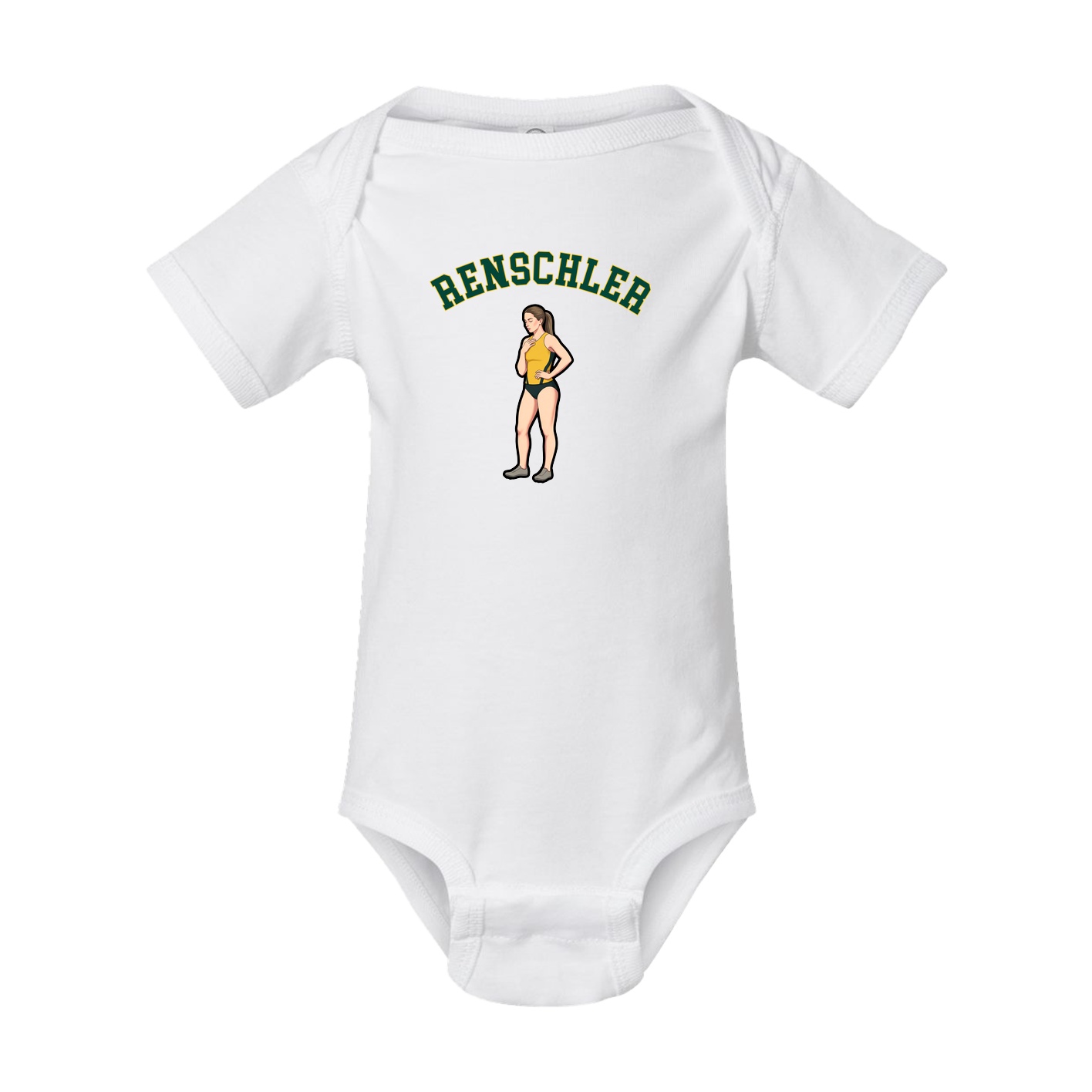 Baby Onesie — Shirsey Arch in White