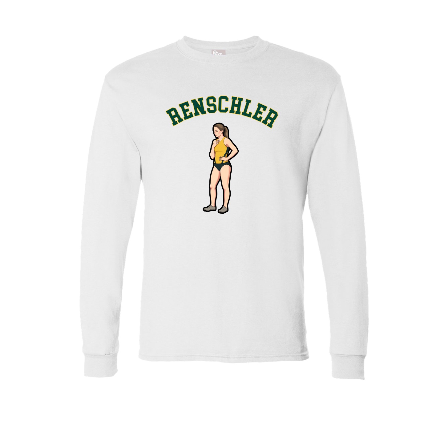 Long Sleeve Tee — Shirsey Arch in White