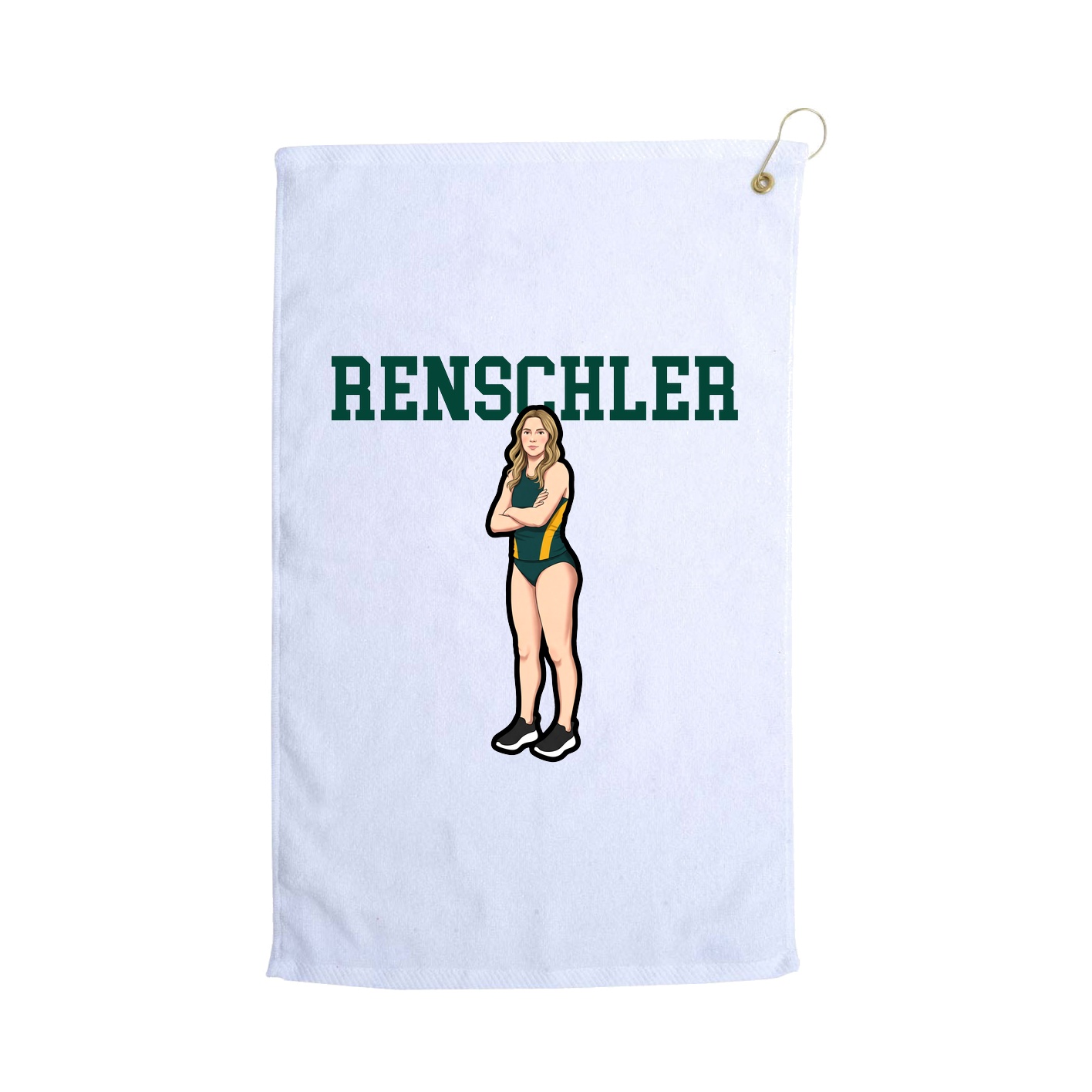 Golf Towel — Shirsey in White