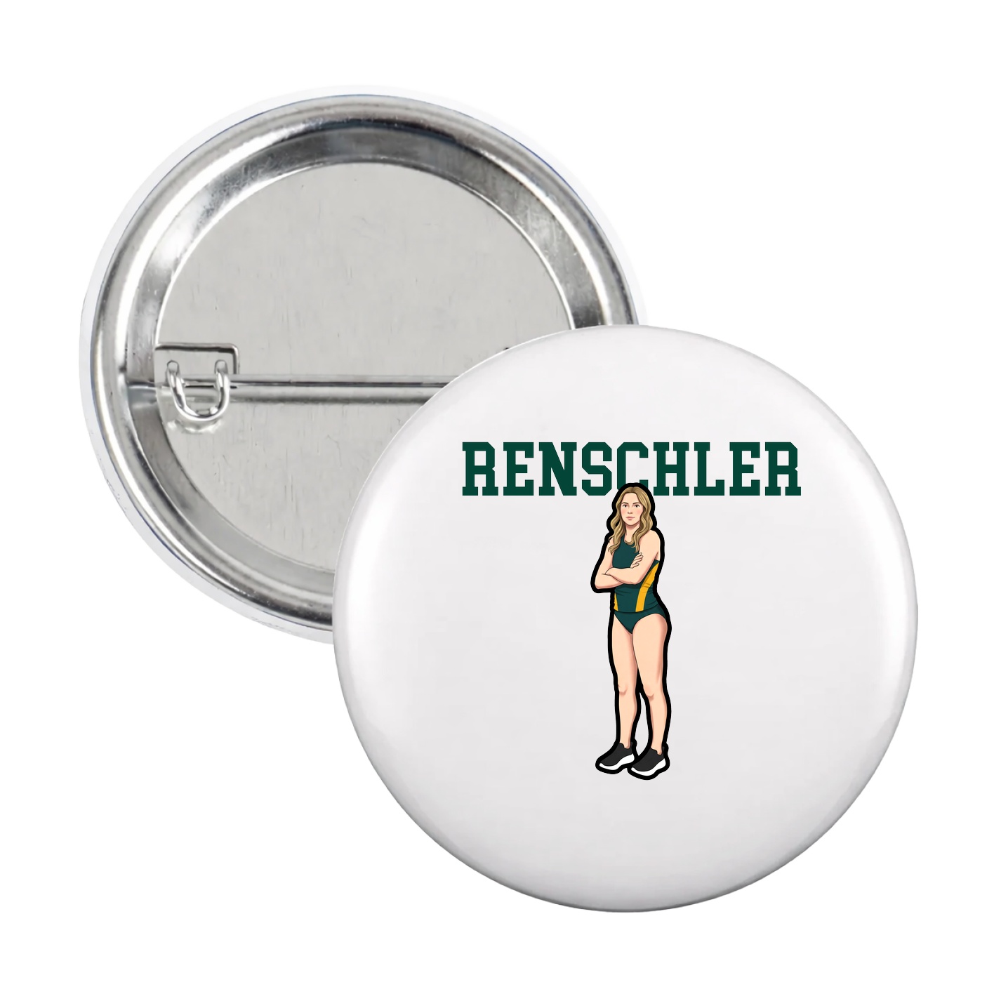 Game Day Button — Shirsey in White