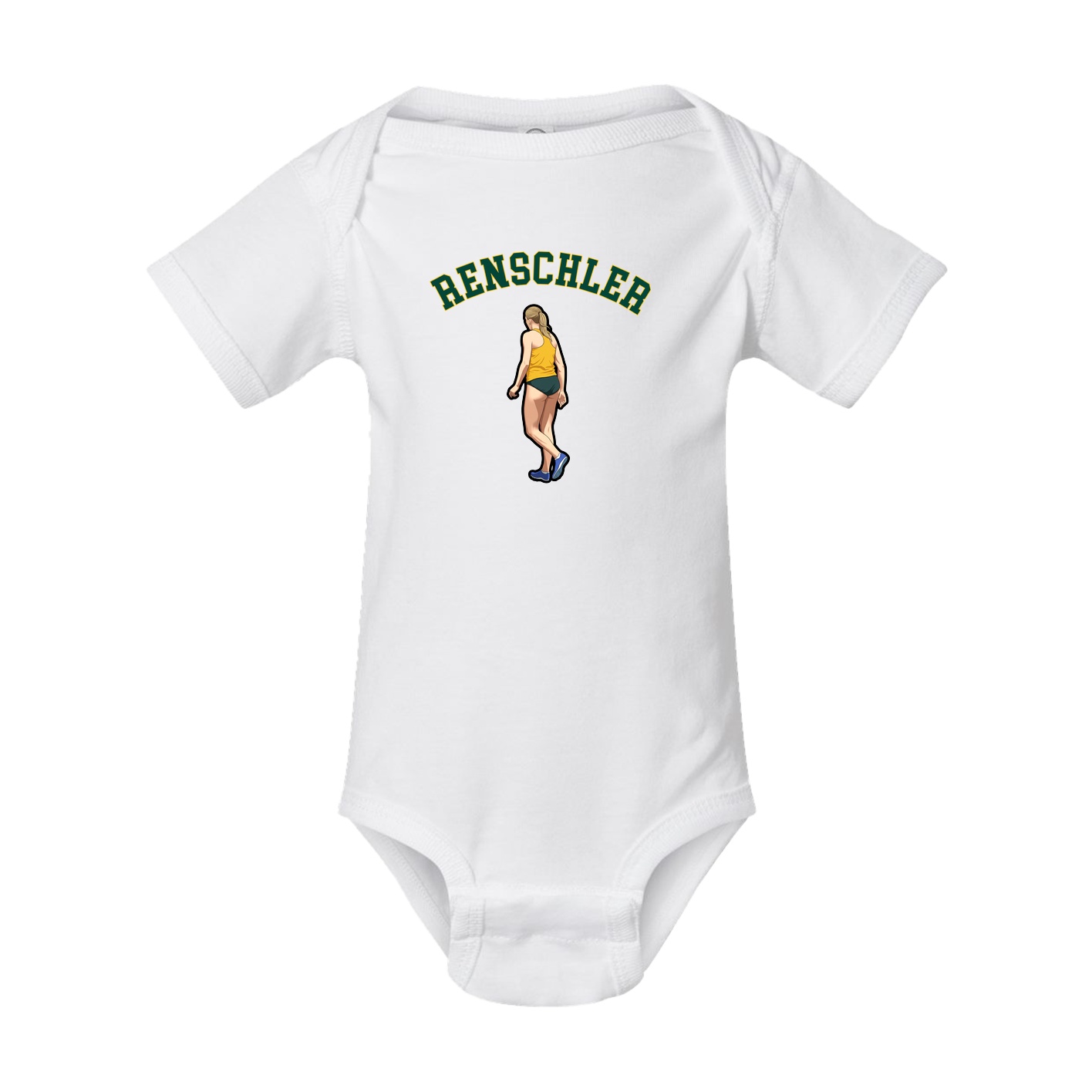 Baby Onesie — Shirsey Arch in White