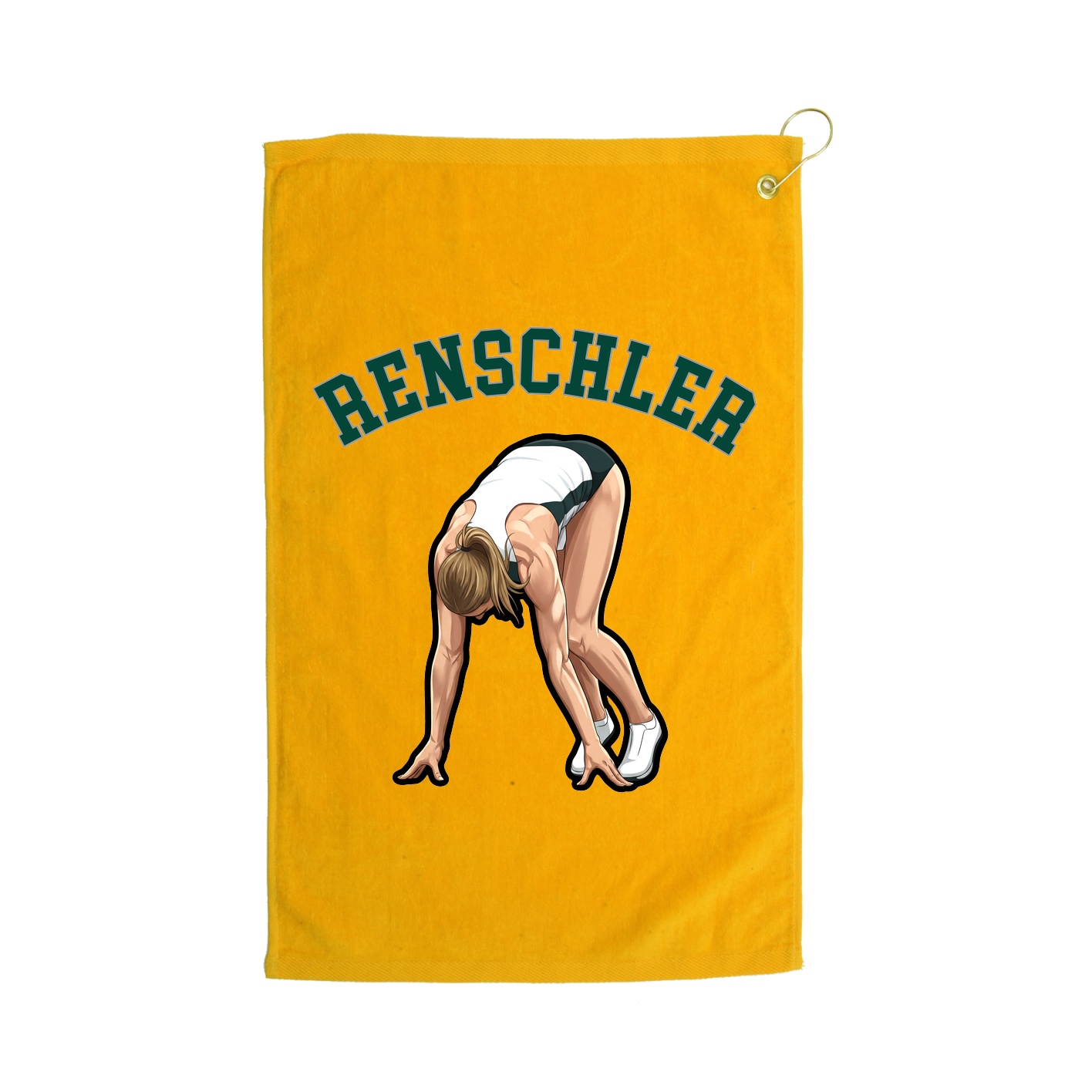 Golf Towel — Shirsey Arch in Gold