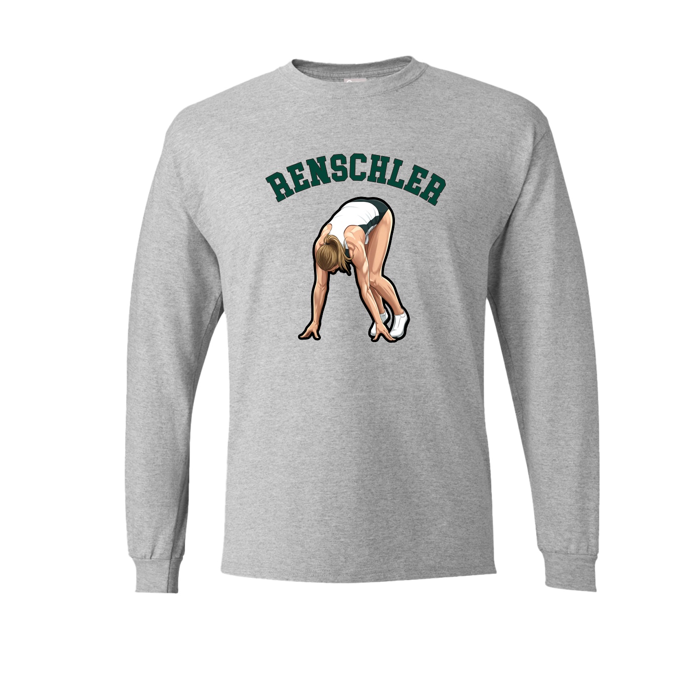 Long Sleeve Tee — Shirsey Arch in Grey