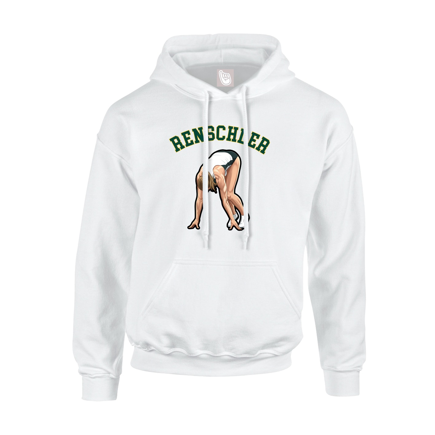 Youth Hoodie — Shirsey Arch in White