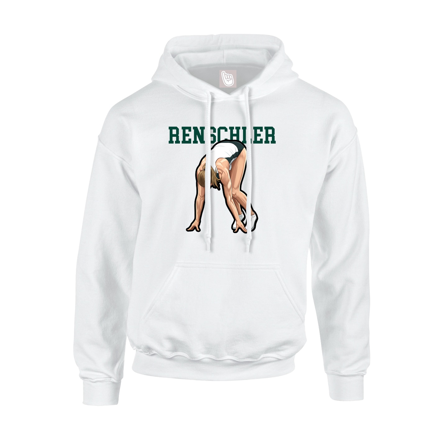Hoodie — Shirsey in White