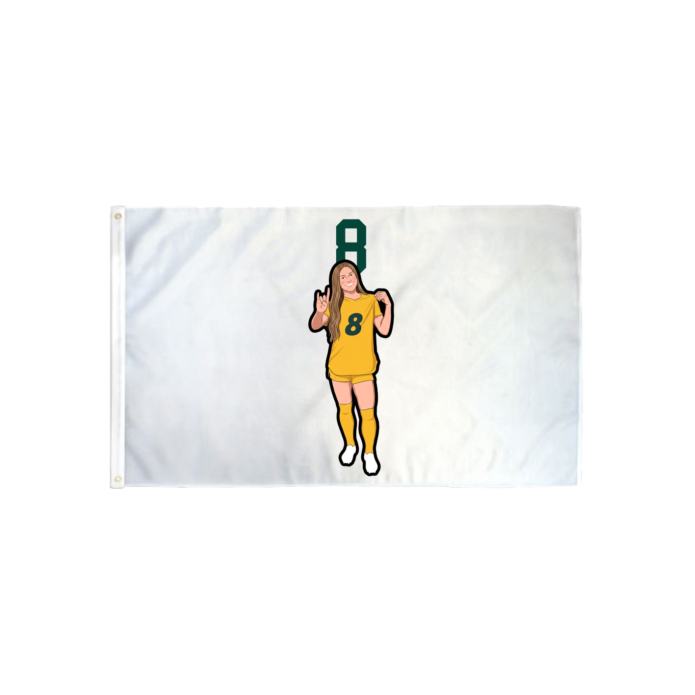 3x5 Flag — Number Top in Classic