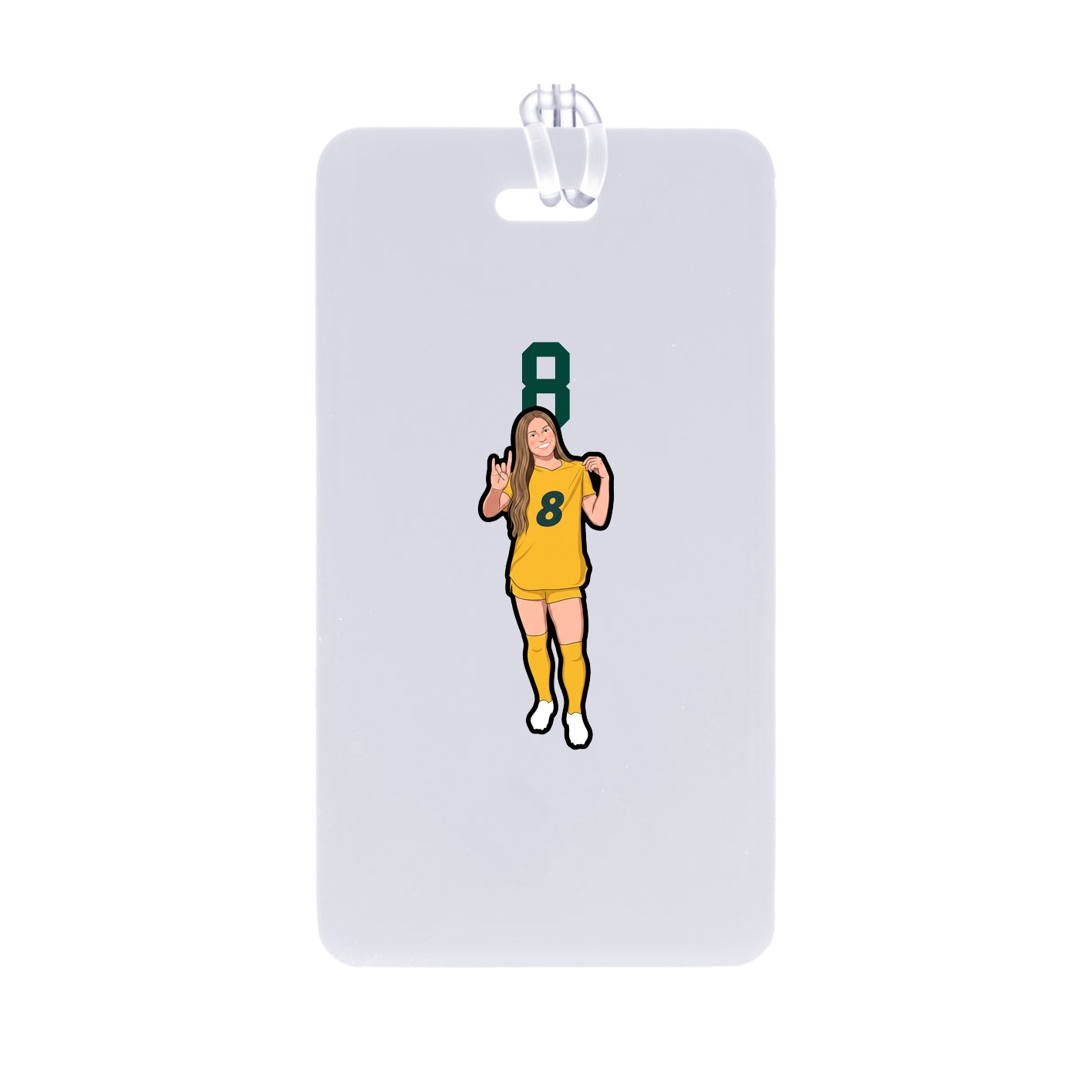 Bag Tag — Number Top in Classic