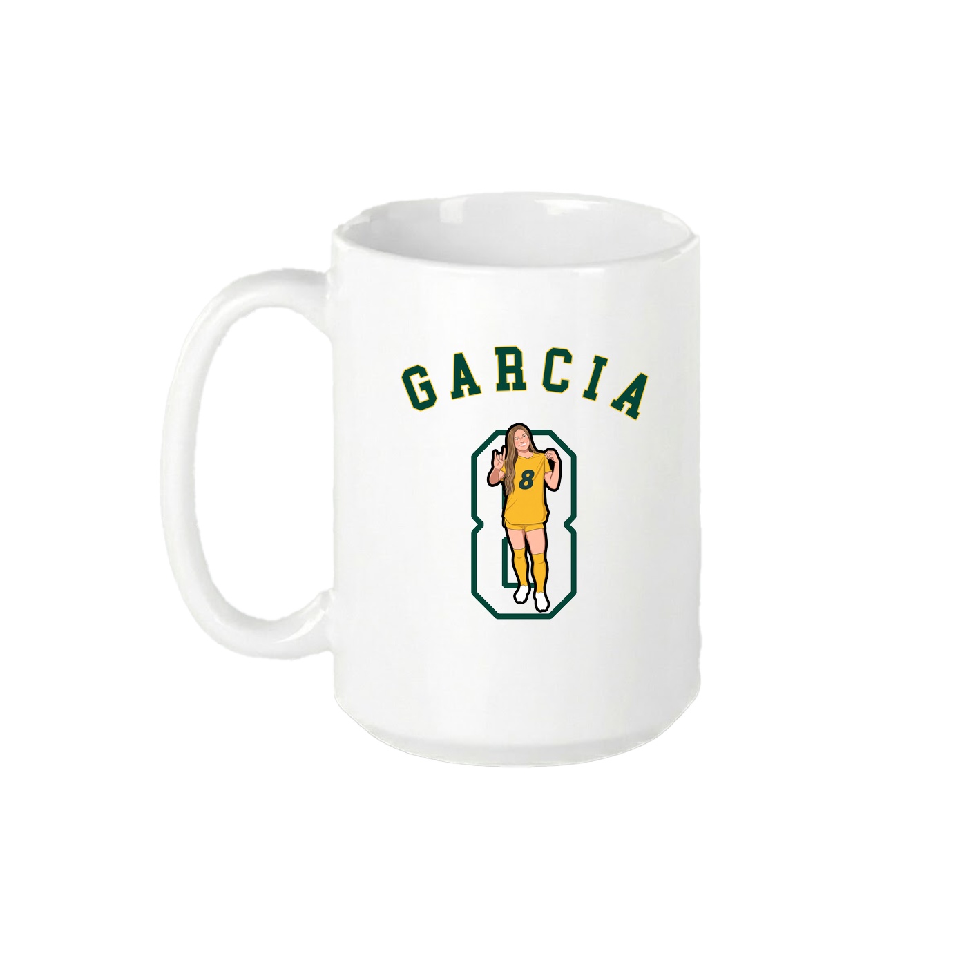 15oz Coffee Mug — Shirsey Arch in White