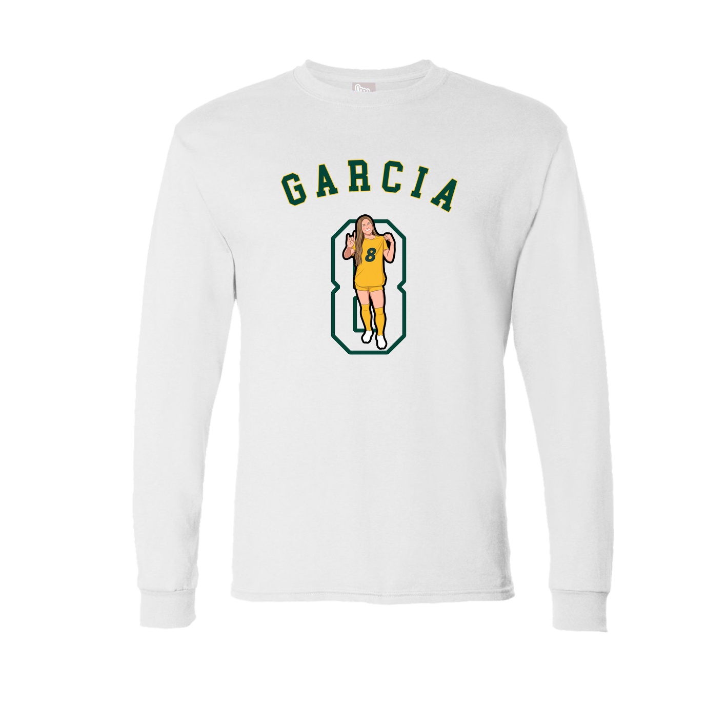 Long Sleeve Tee — Shirsey Arch in White