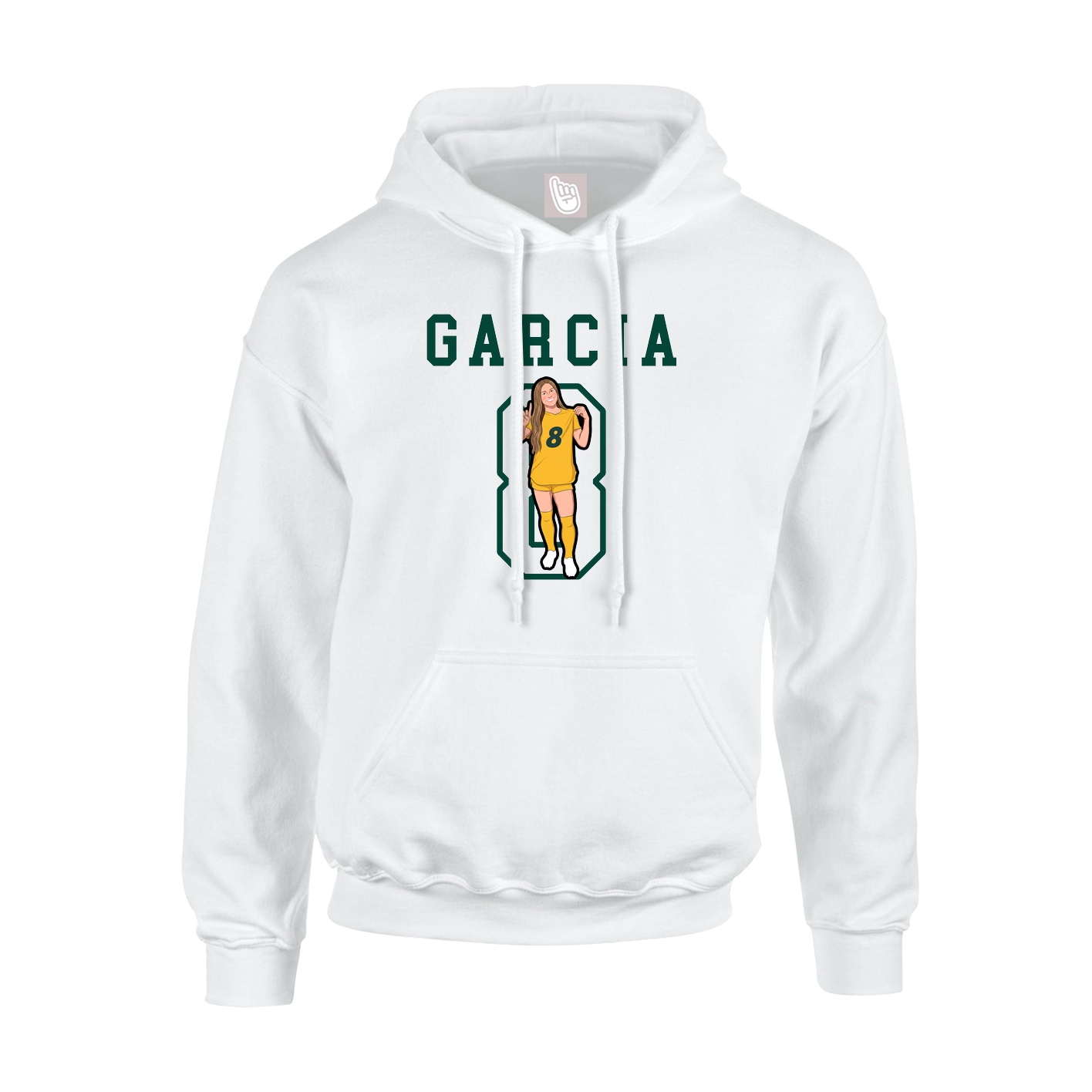 Youth Hoodie — Shirsey in White
