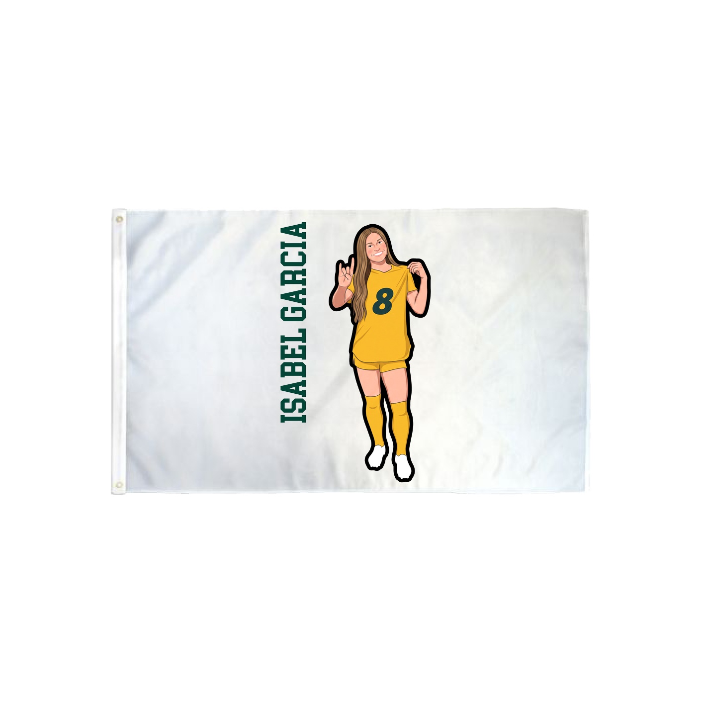 3x5 Flag — Name Vertical in Classic