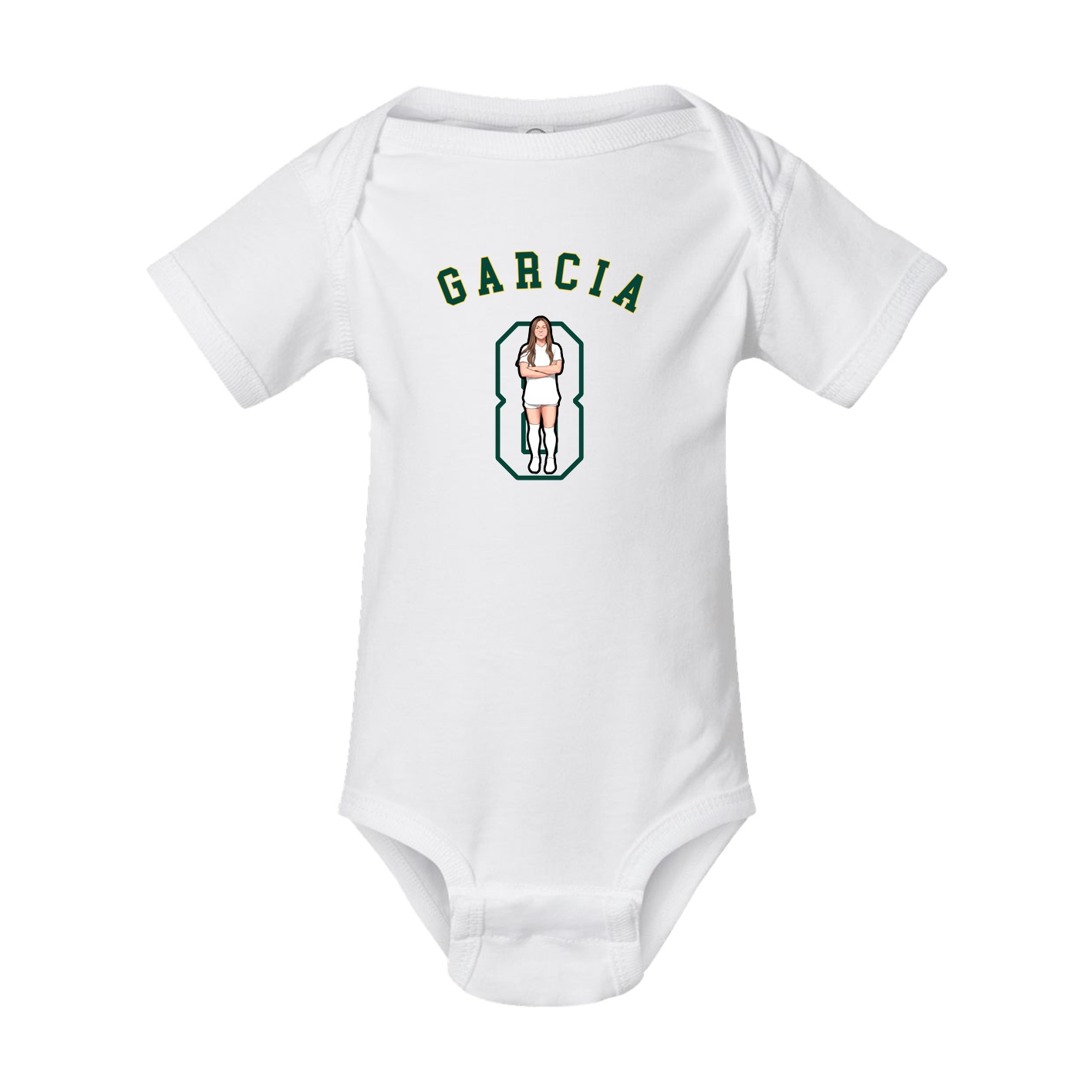 Baby Onesie — Shirsey Arch in White