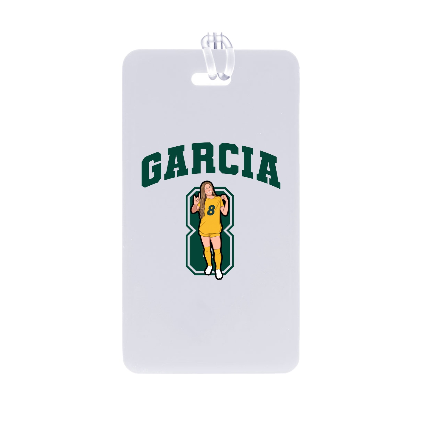 Bag Tag — Number in Classic