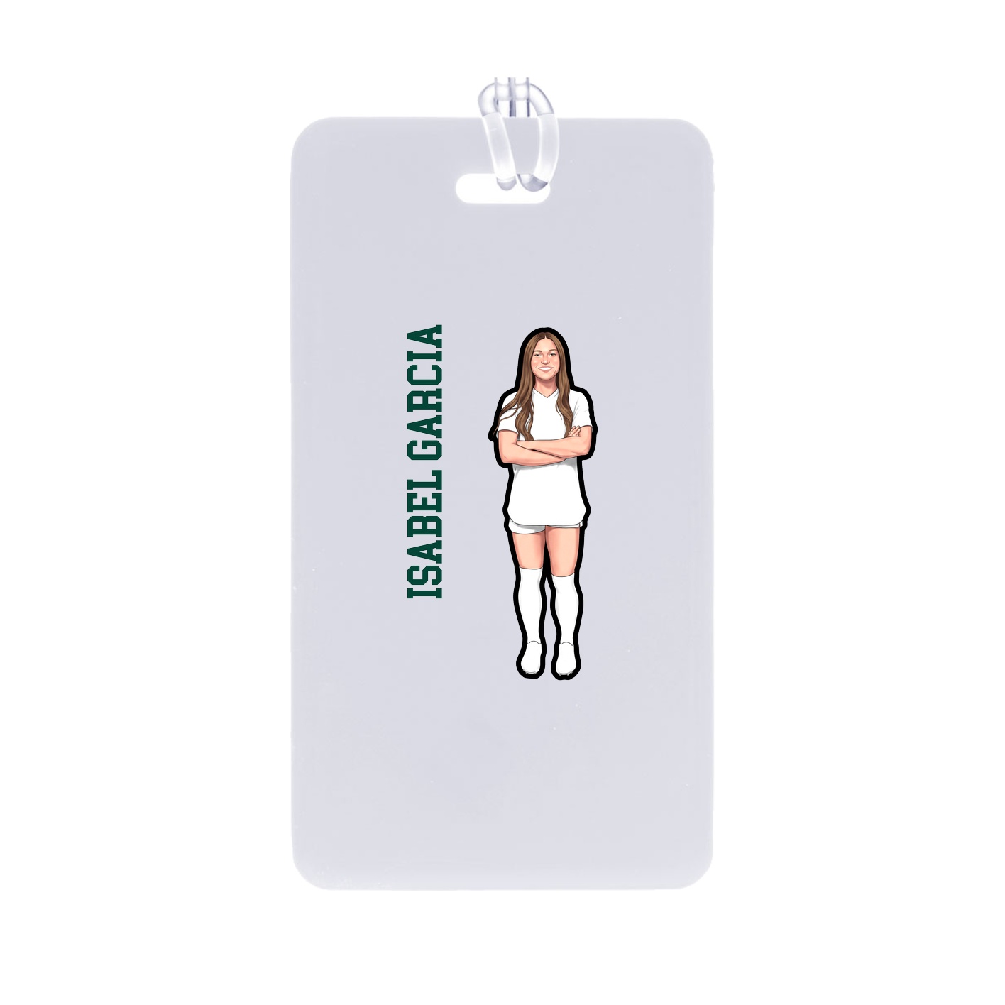 Bag Tag — Name Vertical in Classic