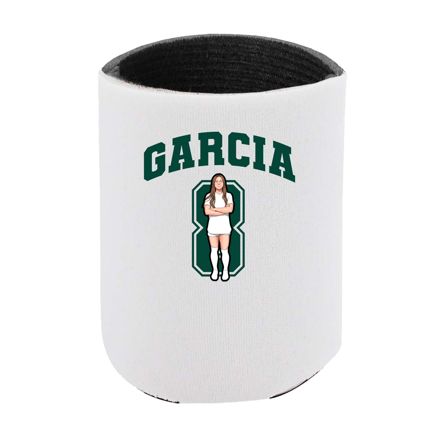 Can Holder — Number in White