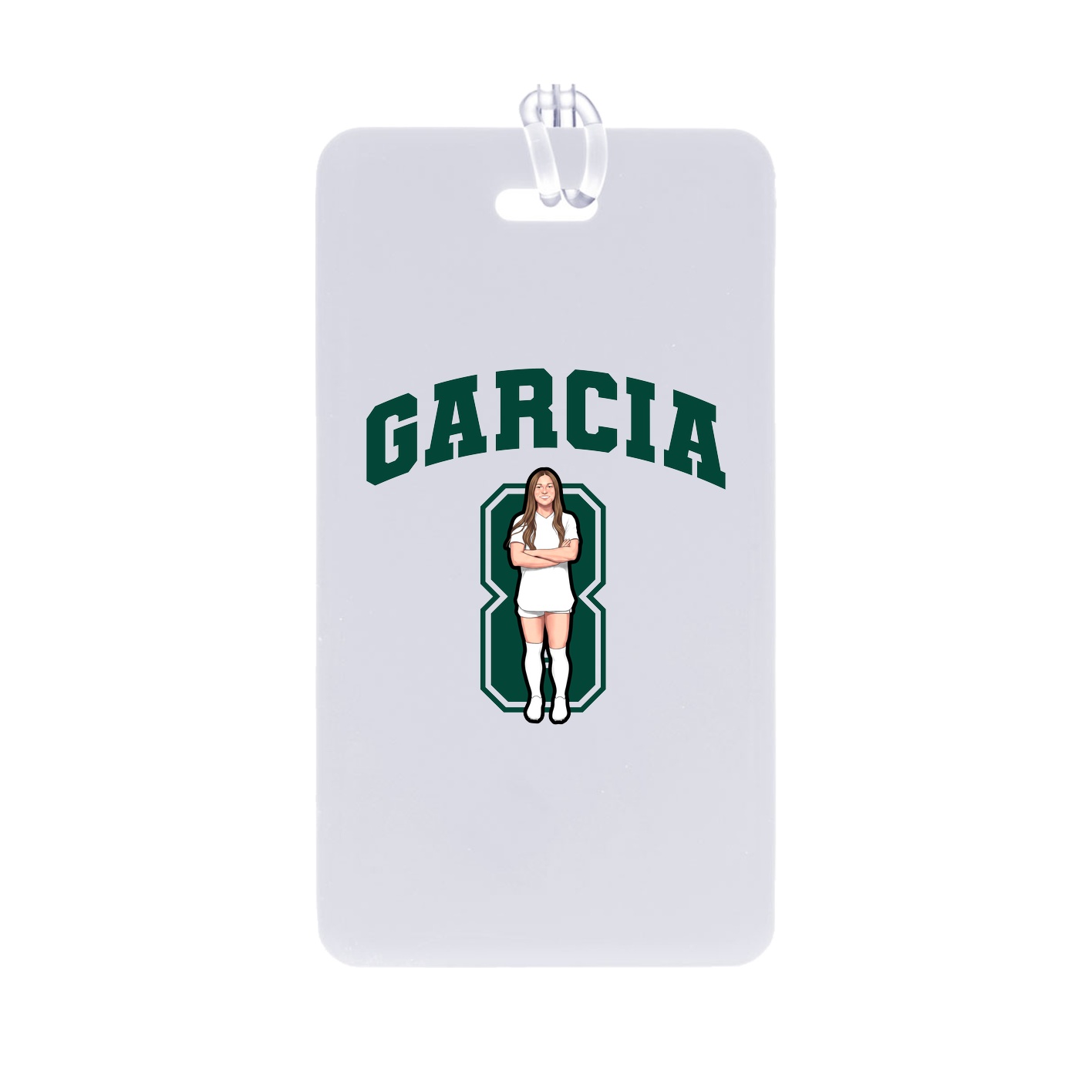 Bag Tag — Number in Classic