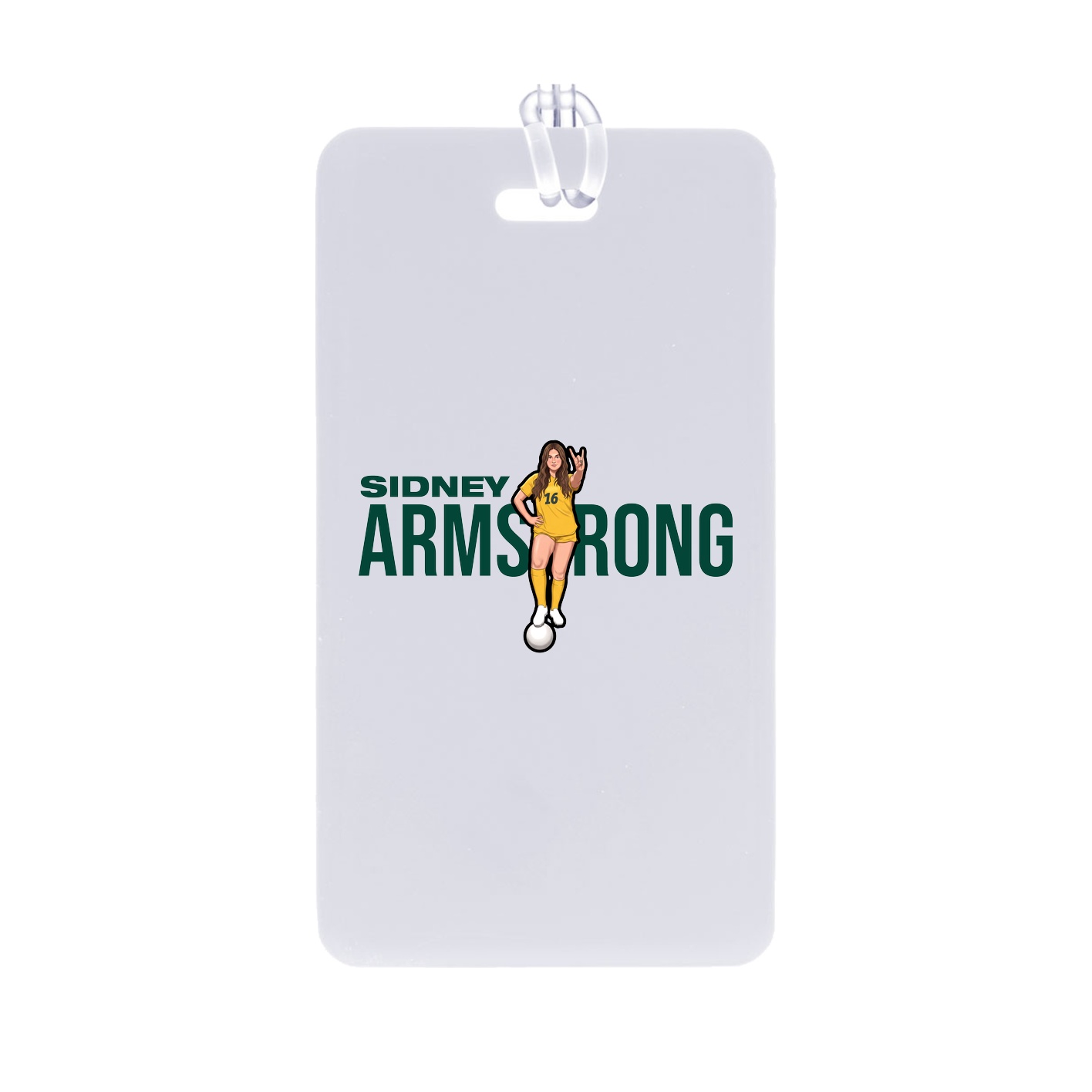 Bag Tag — Player Name in Classic