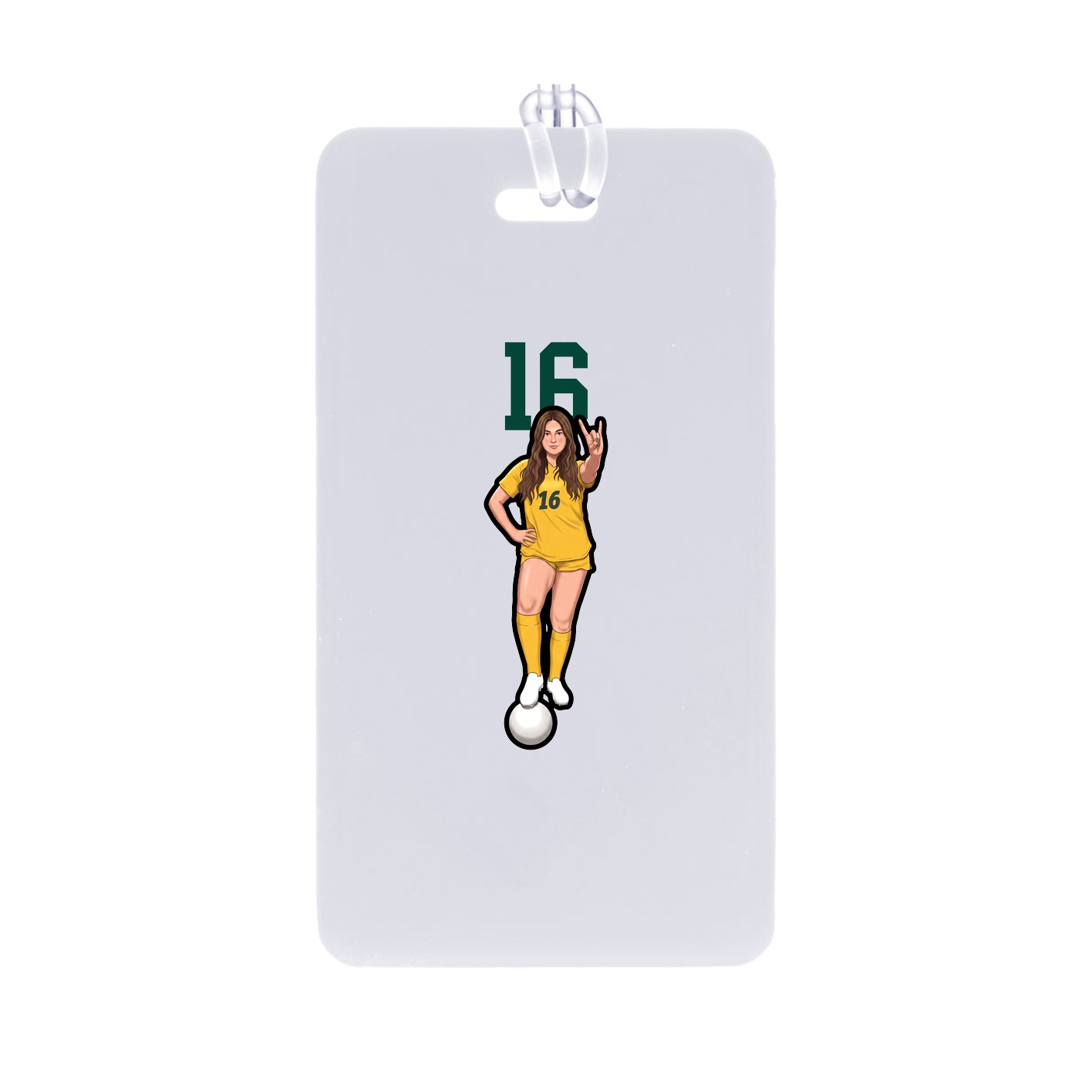 Bag Tag — Number Top in Classic