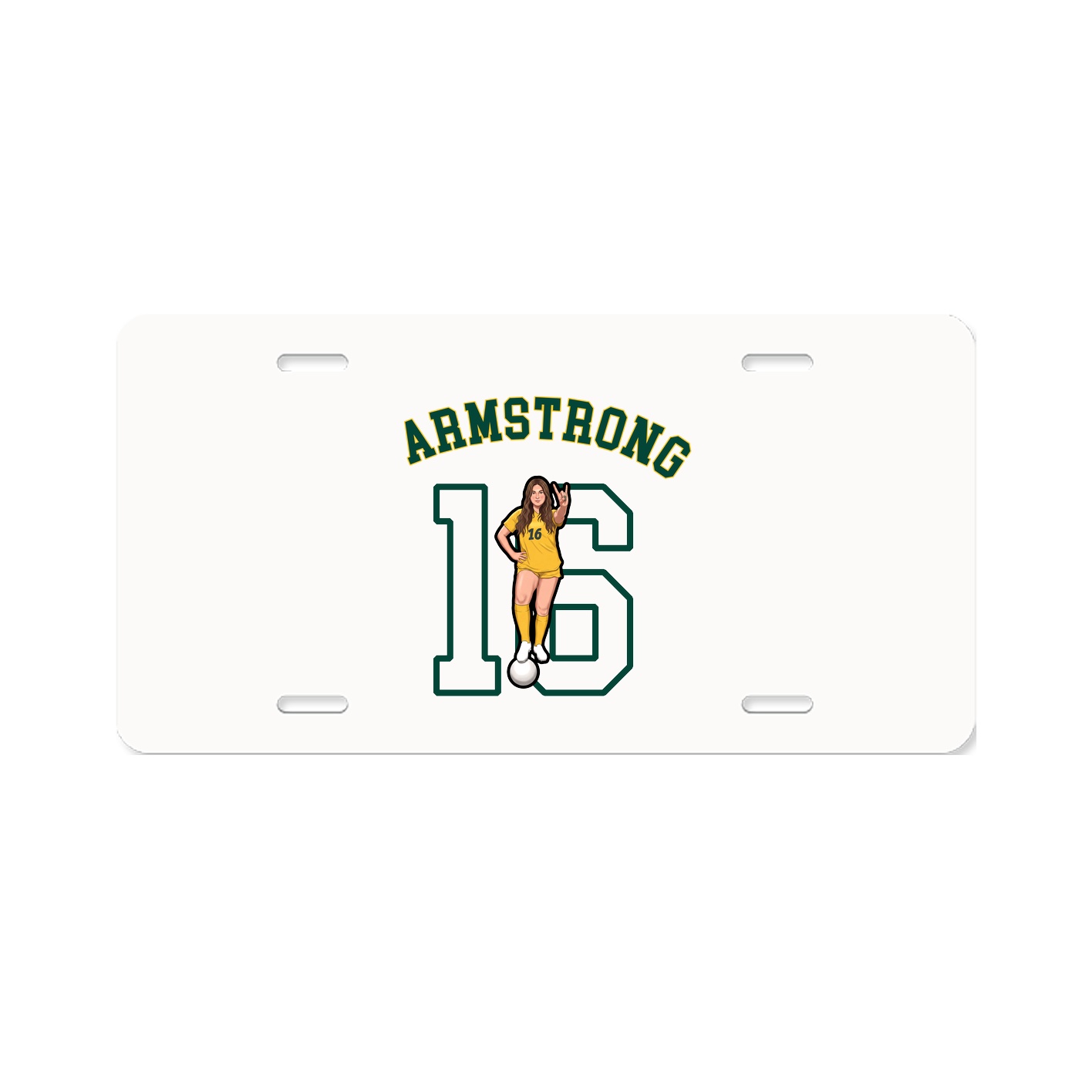 License Plate — Shirsey Arch in Classic